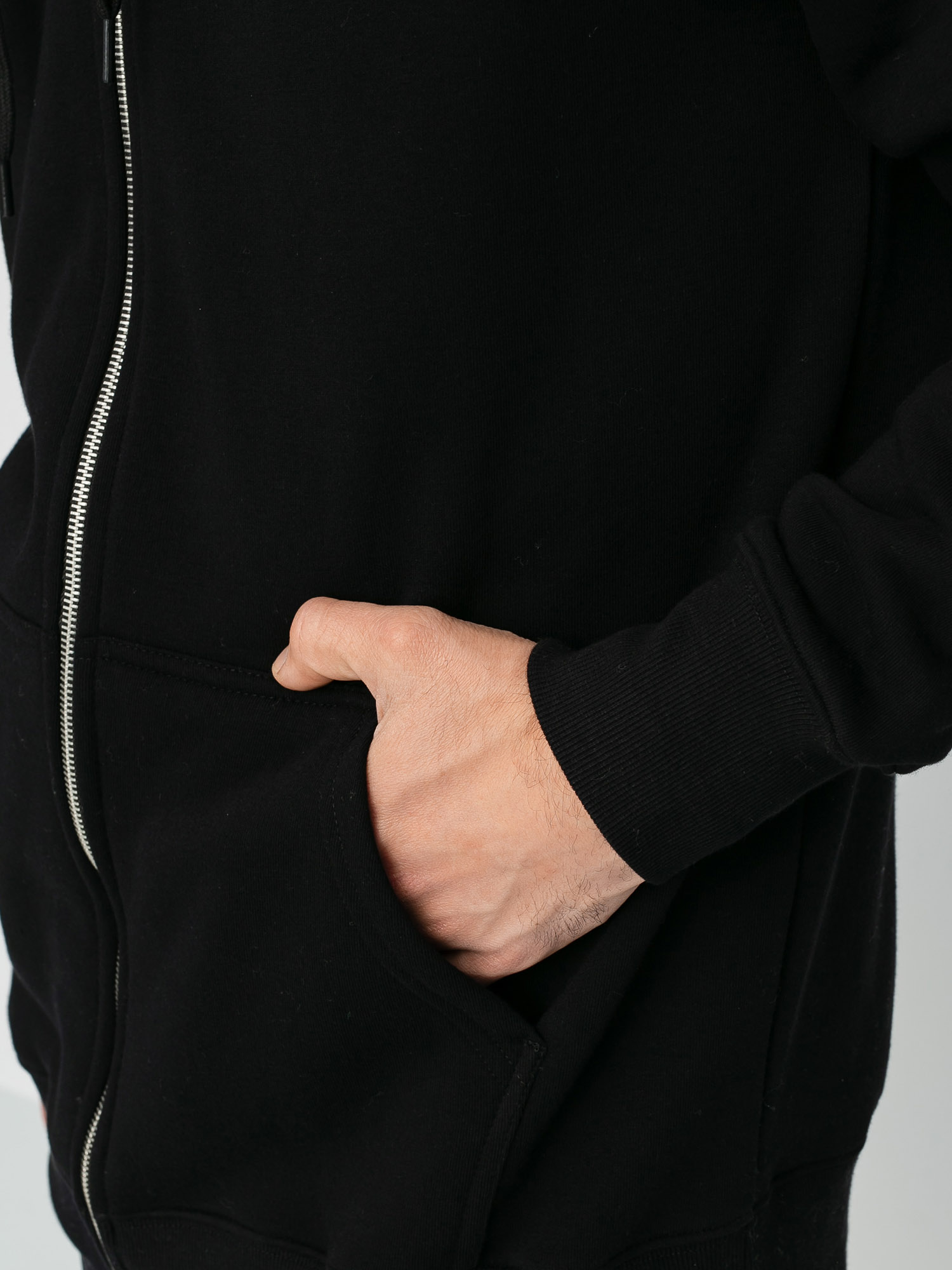 Bluza z kapturem Koka Zipper Cut ZHD (black)