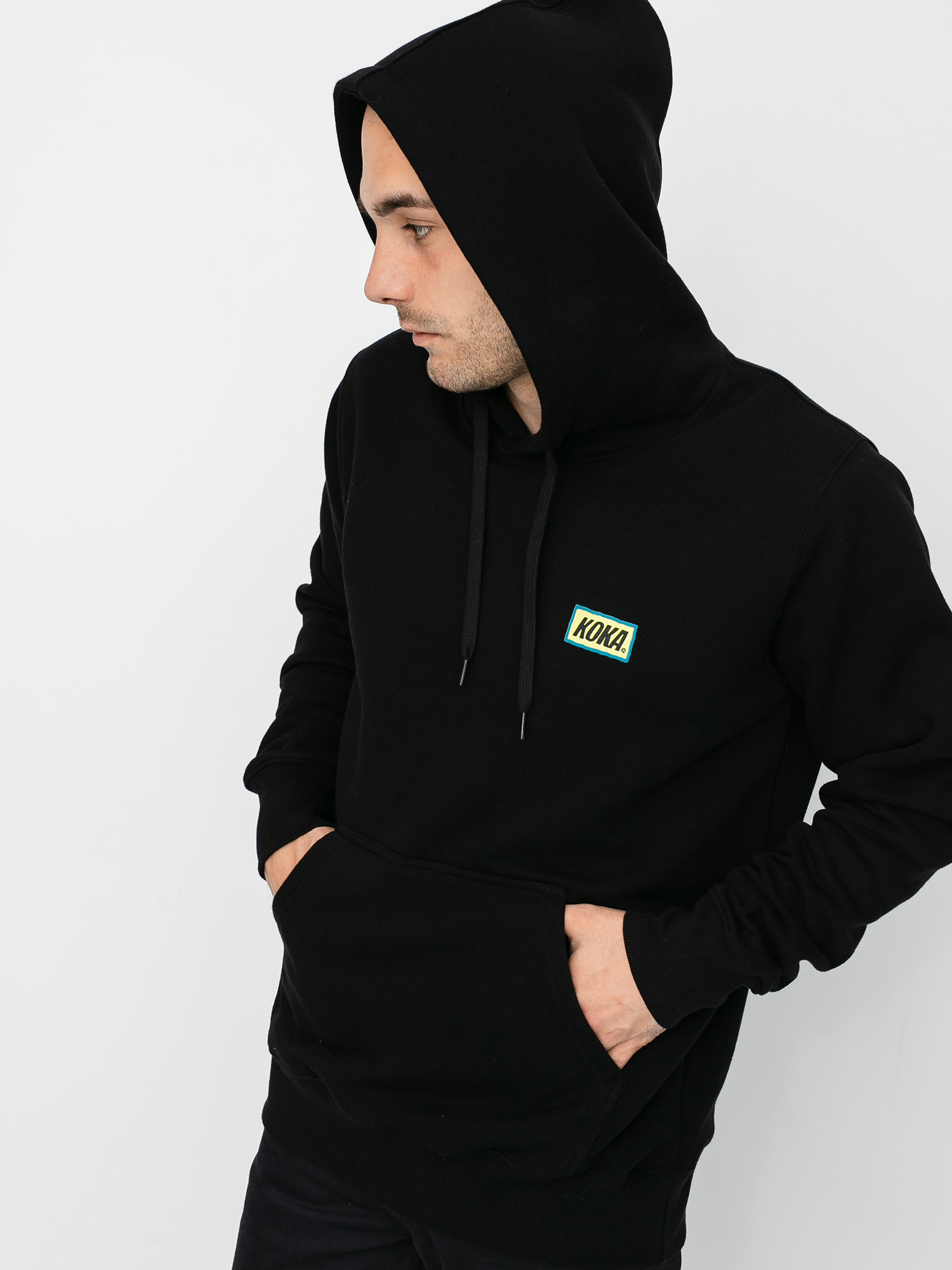 Bluza z kapturem Koka Save Water HD (black)