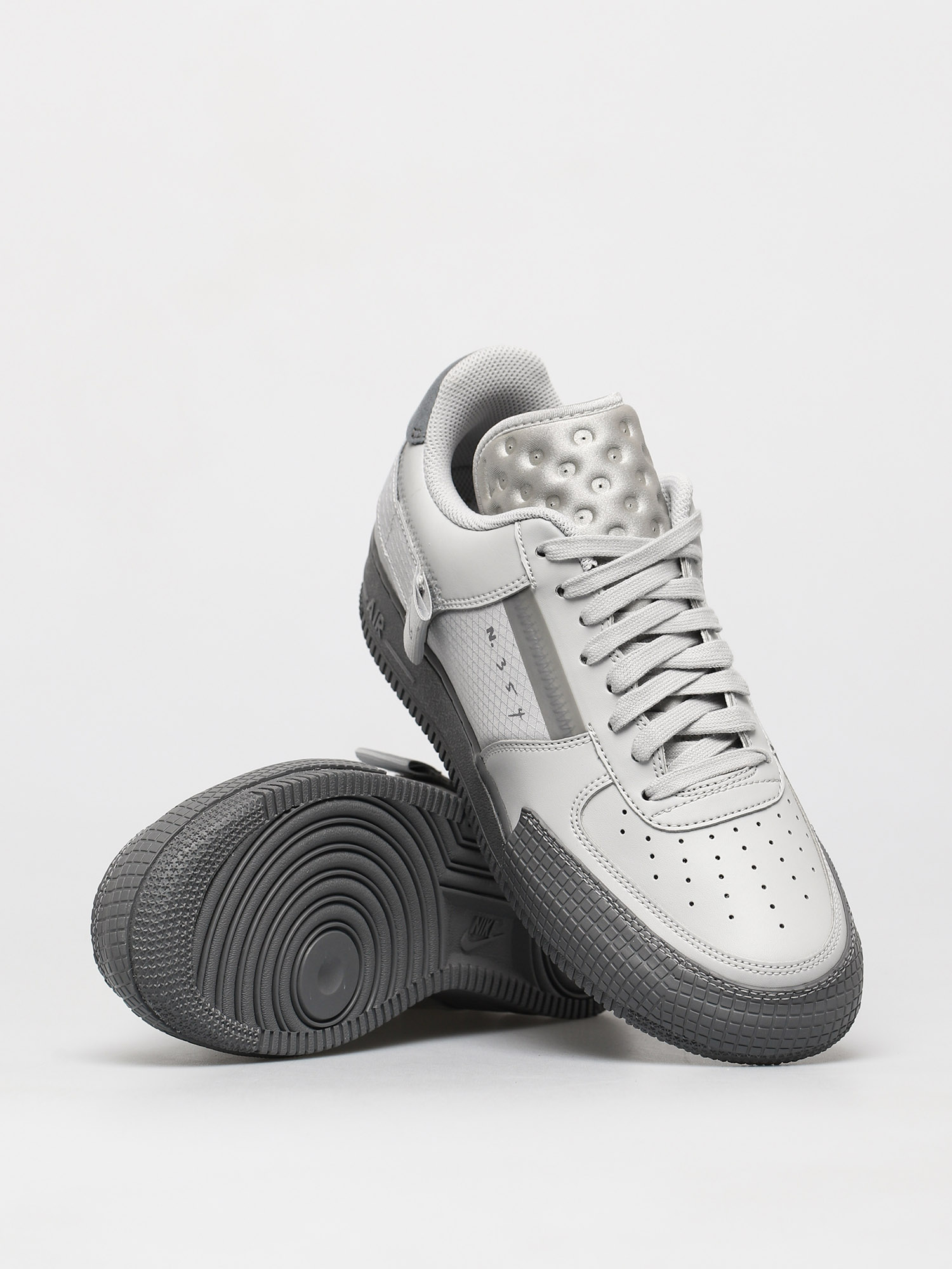 nike air force 1 low type grey fog