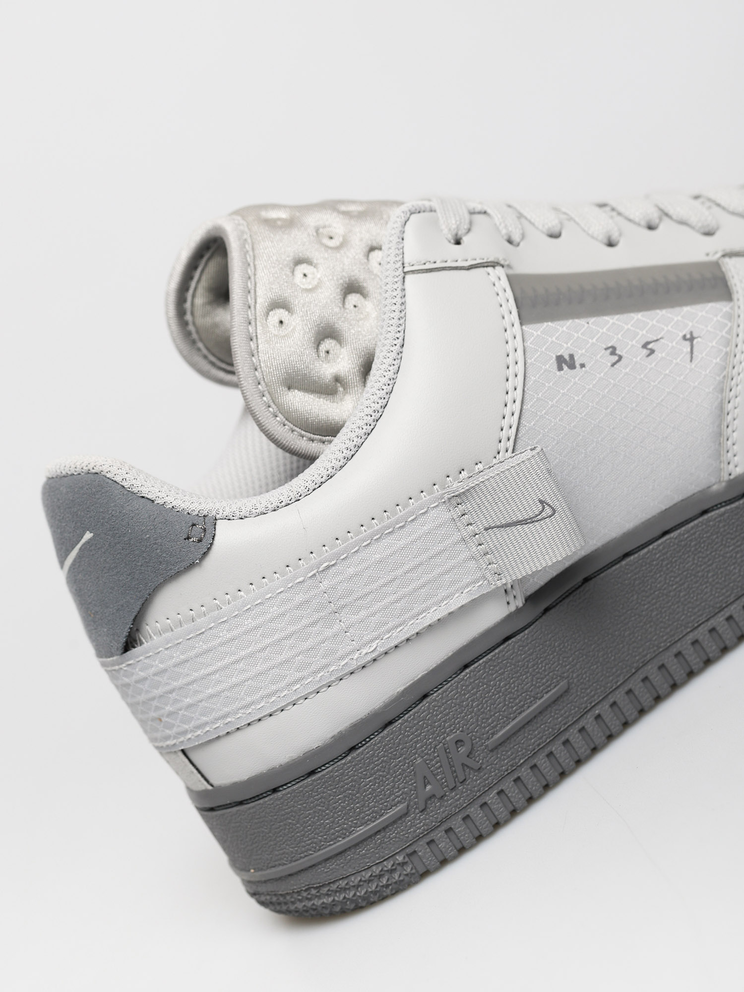 nike air force 1 low type grey fog