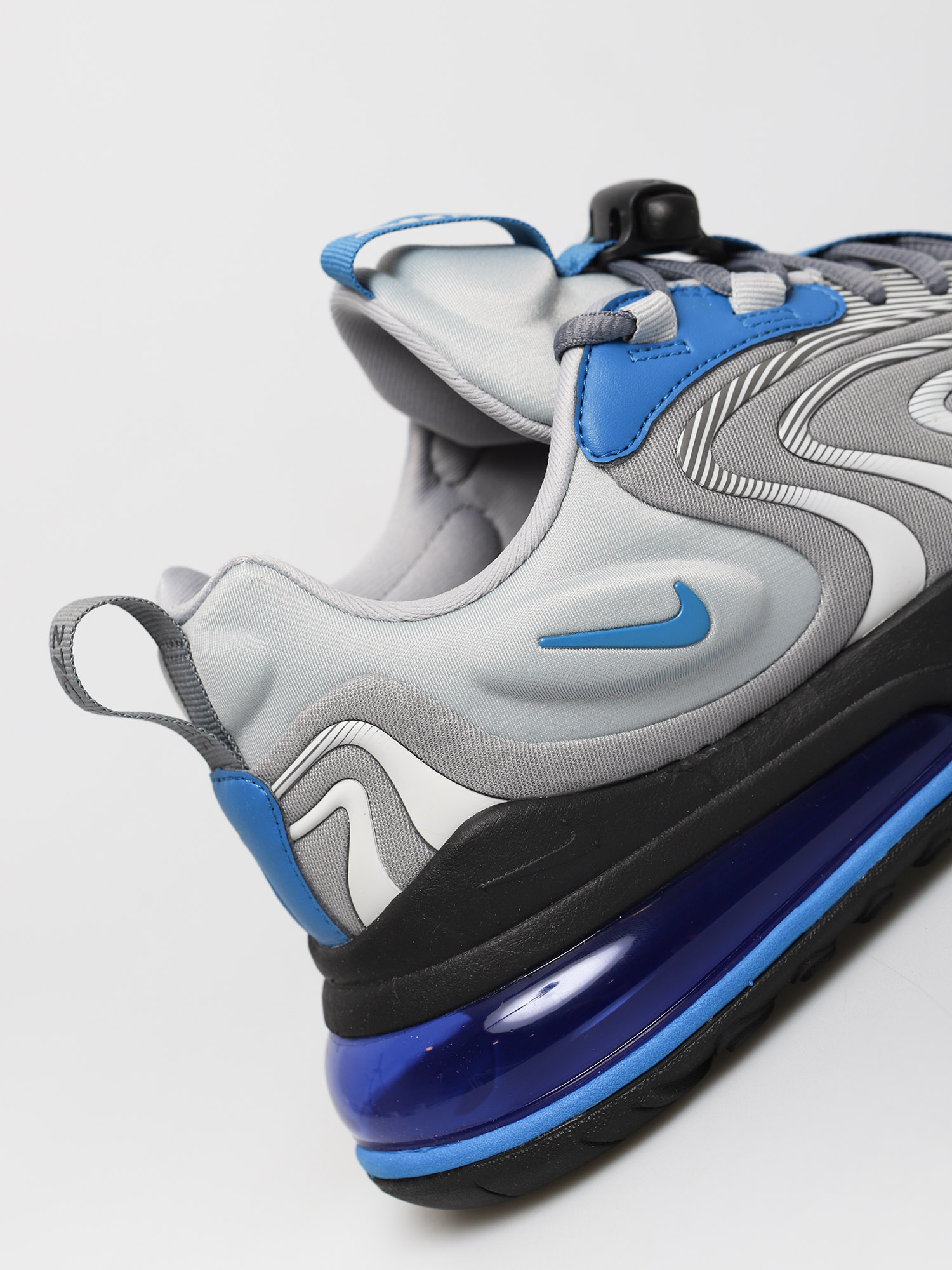 air max 270 react grey and blue