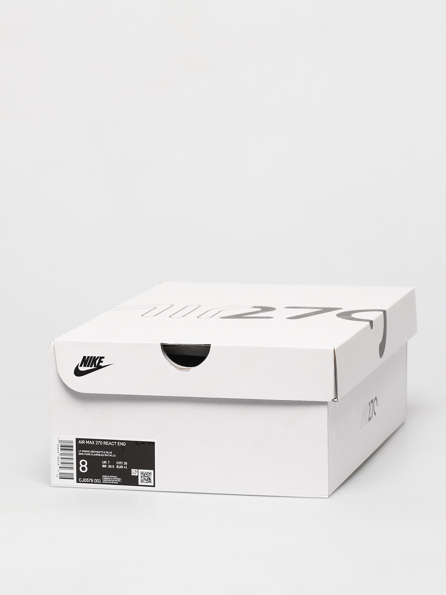 Buty Nike Air Max 270 React Eng (lt smoke grey/battle blue smoke grey)