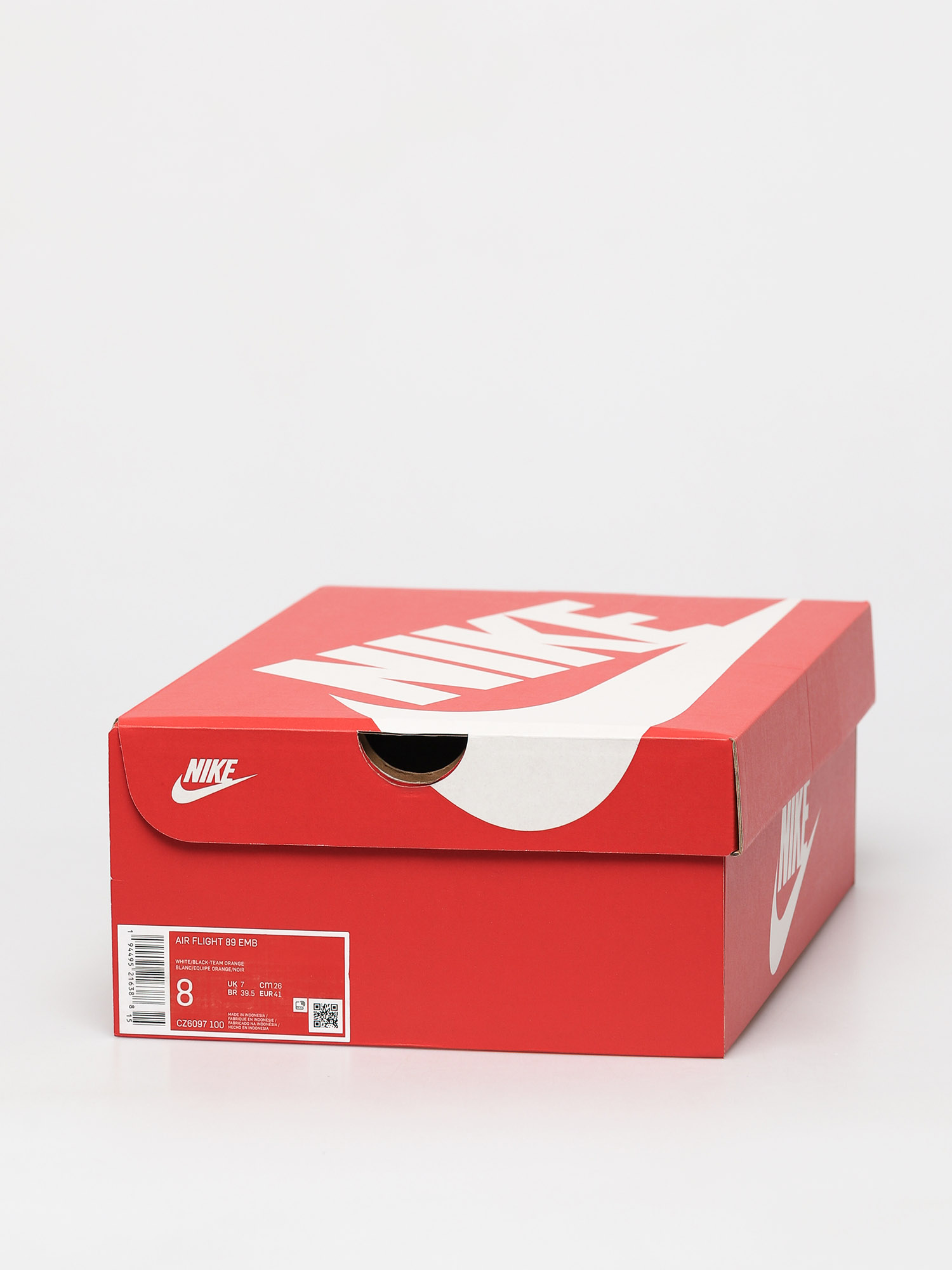 Buty Nike Air Flight 89 Emb (white/black/team orange)