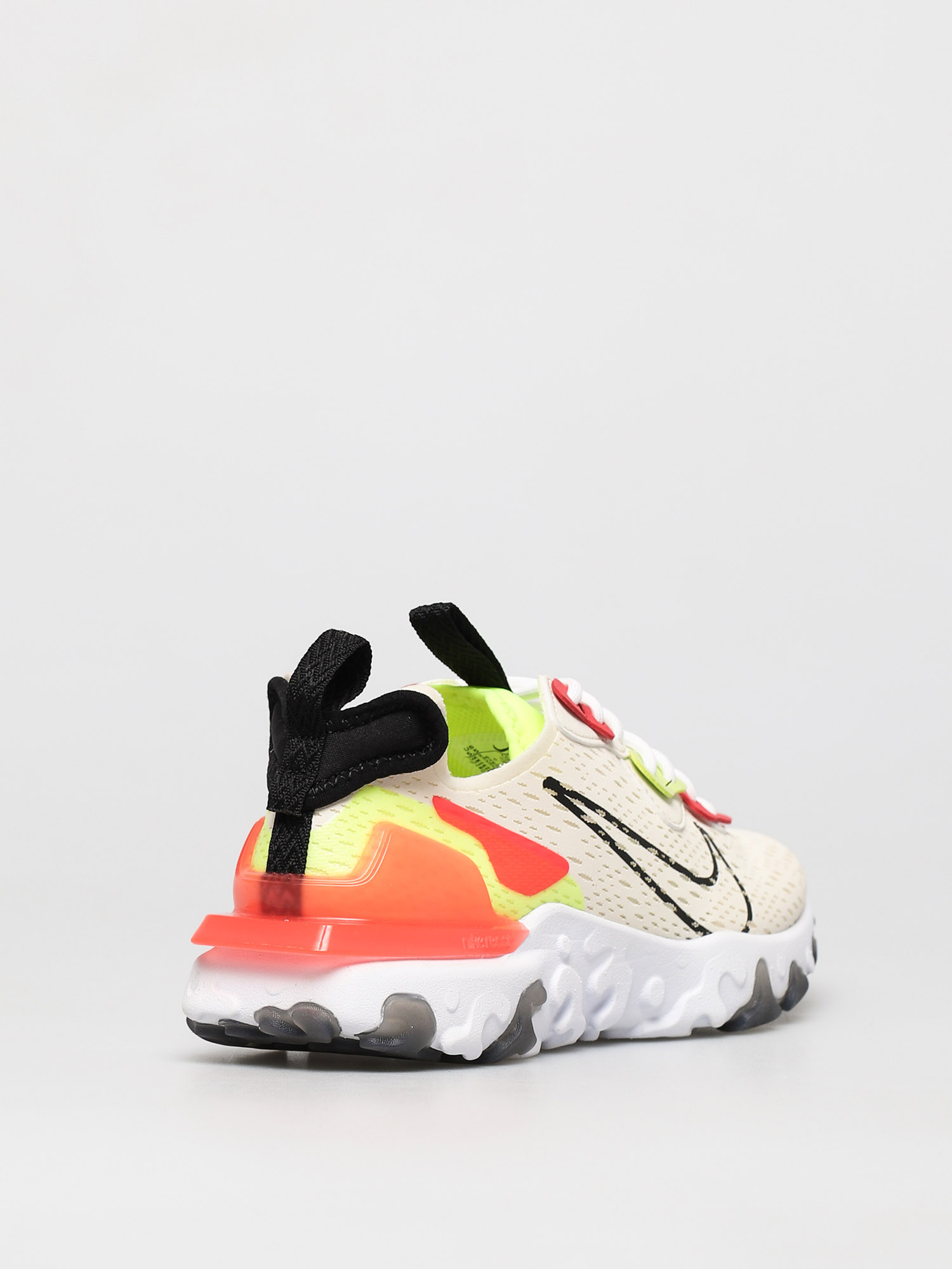 Buty Nike React Vision Wmn (pale ivory/black volt laser crimson)