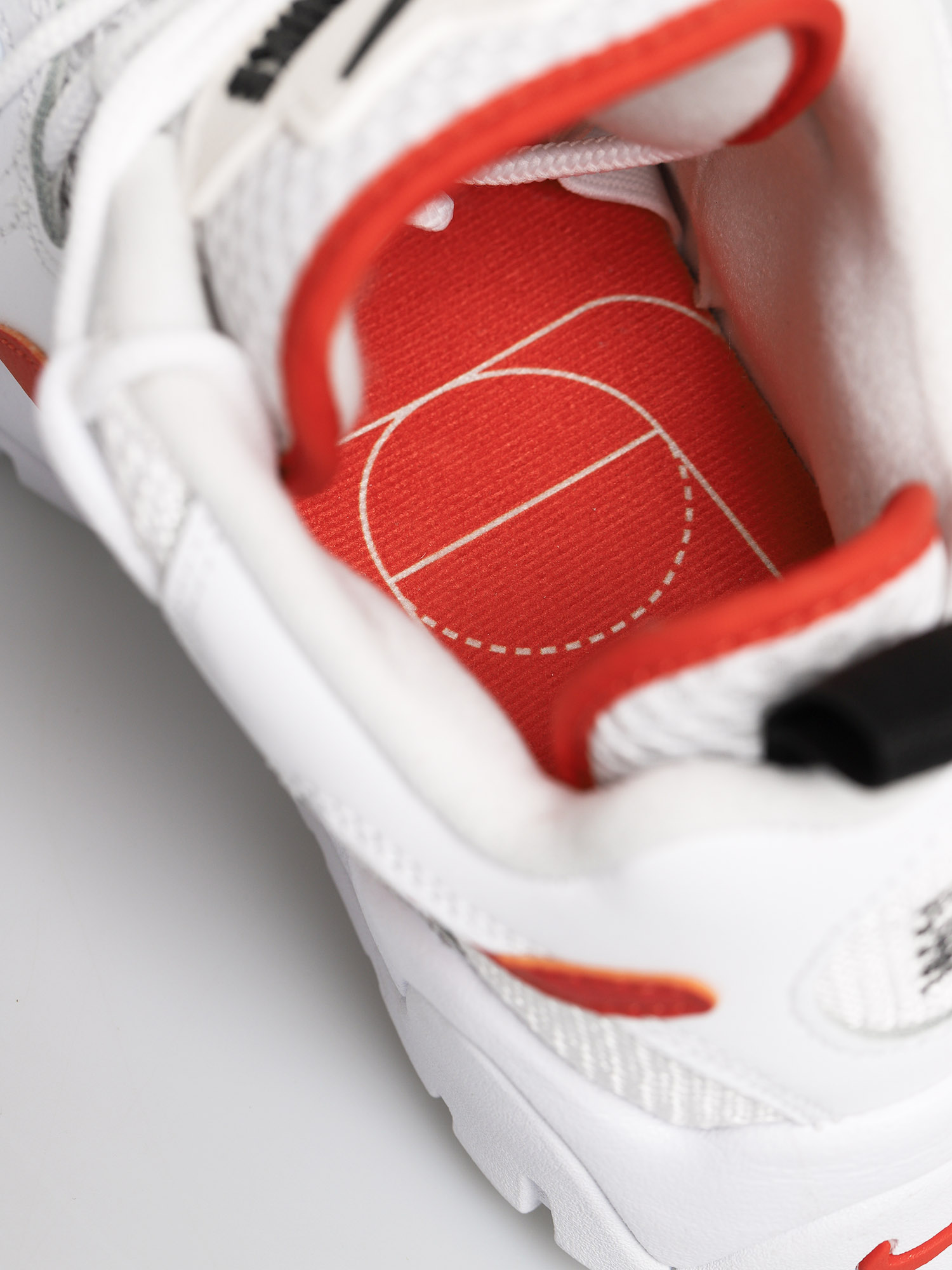 Buty Nike Air Barrage Low (white/team orange/black/black)