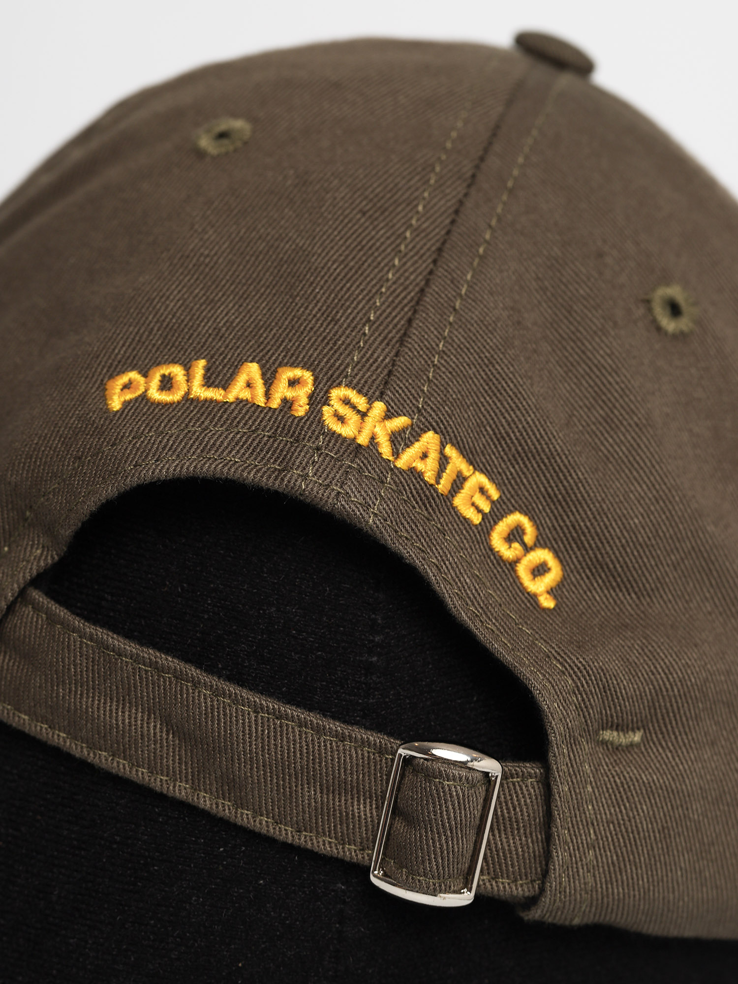Czapka z daszkiem Polar Skate Dane Face ZD (army green)