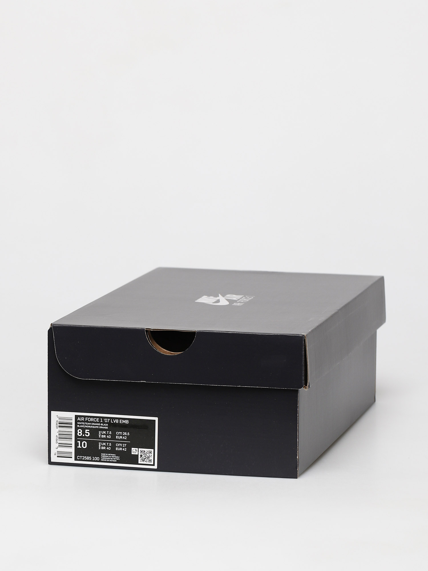 Buty Nike Air Force 1 07 Lv8 (white/team orange black)