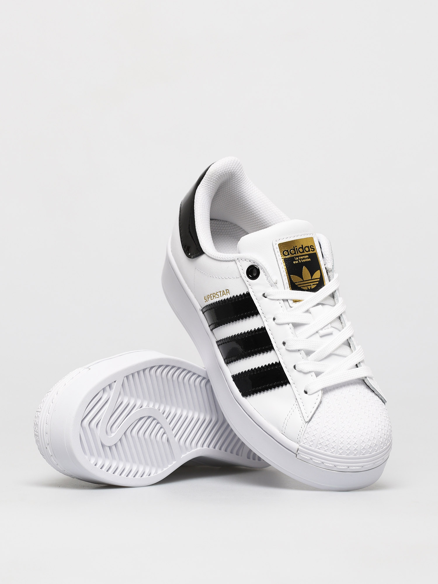 Buty adidas Originals Superstar Bold Wmn (ftwwht/cblack/goldmt)