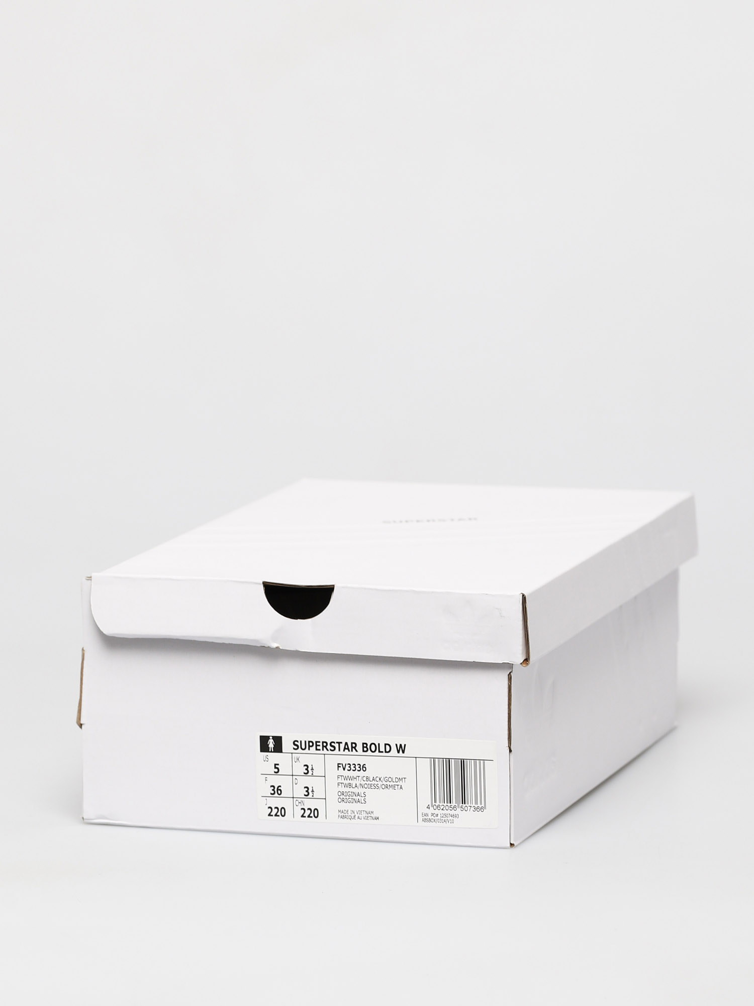 Buty adidas Originals Superstar Bold Wmn (ftwwht/cblack/goldmt)
