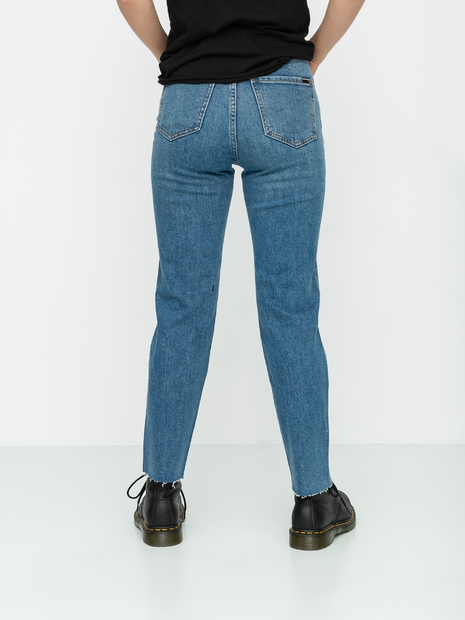 Spodnie Volcom Stoned Straight Wmn (standard issue blue)