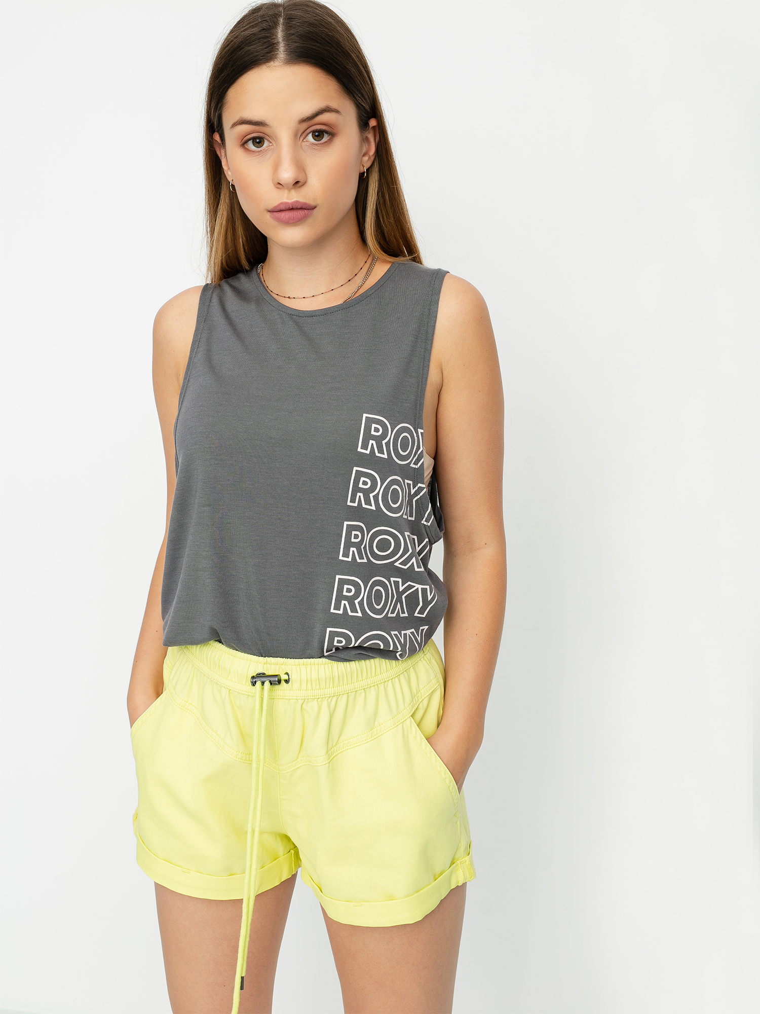 Szorty Volcom Coco Twill Wmn (tropic yellow)