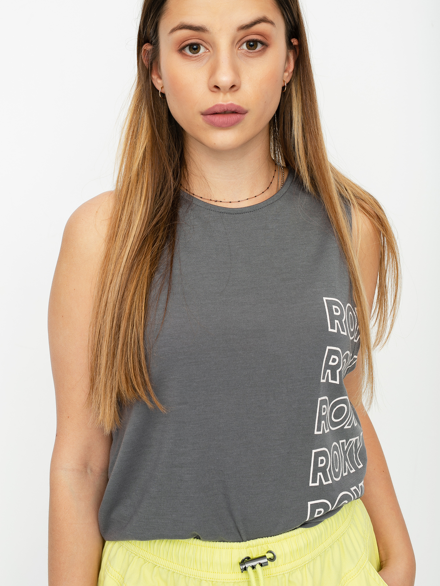 T-shirt Roxy Chinese Wispers Tank Wmn (smoked pearl)