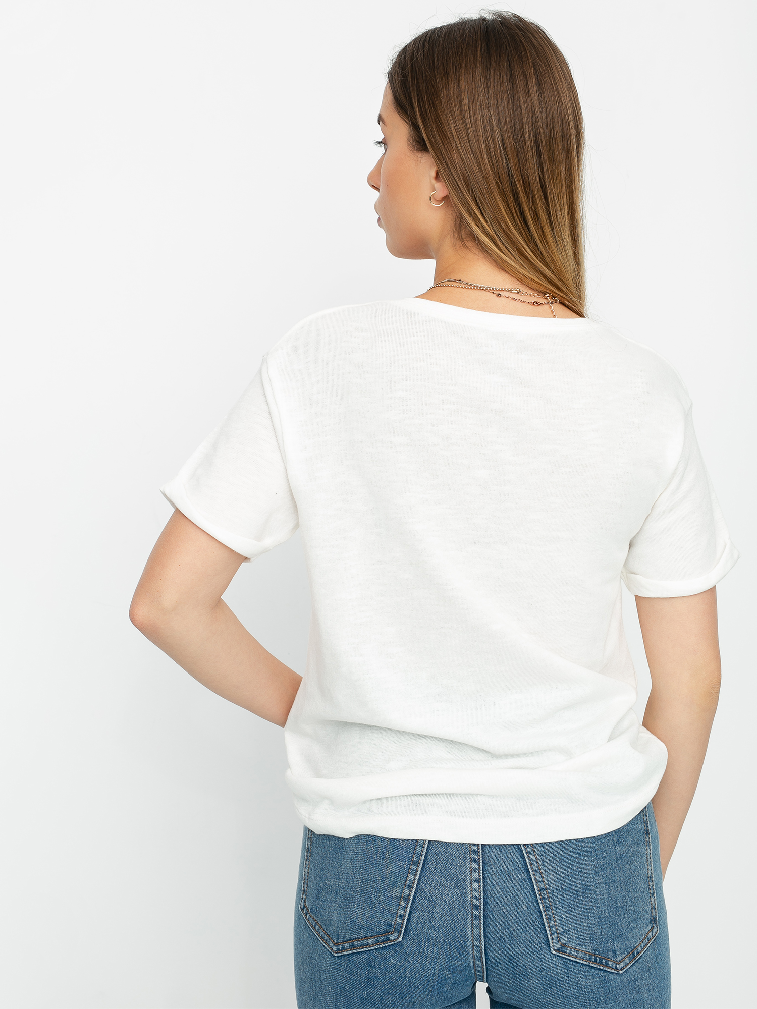 T-shirt Roxy Follow Me To The Beach A Wmn (snow white)