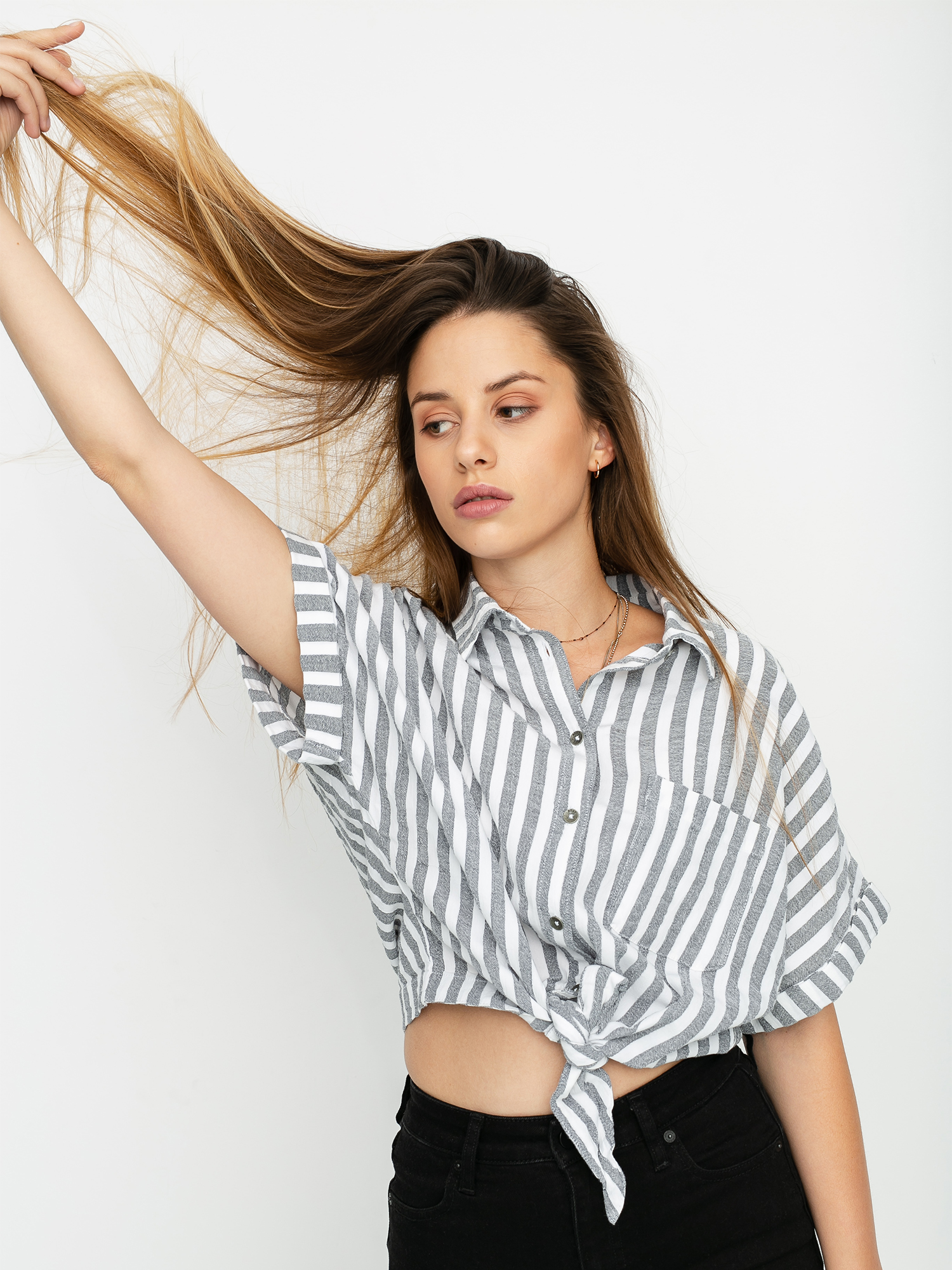 Koszula Roxy Full Time Dream Wmn (mood indigo lagos stripes)