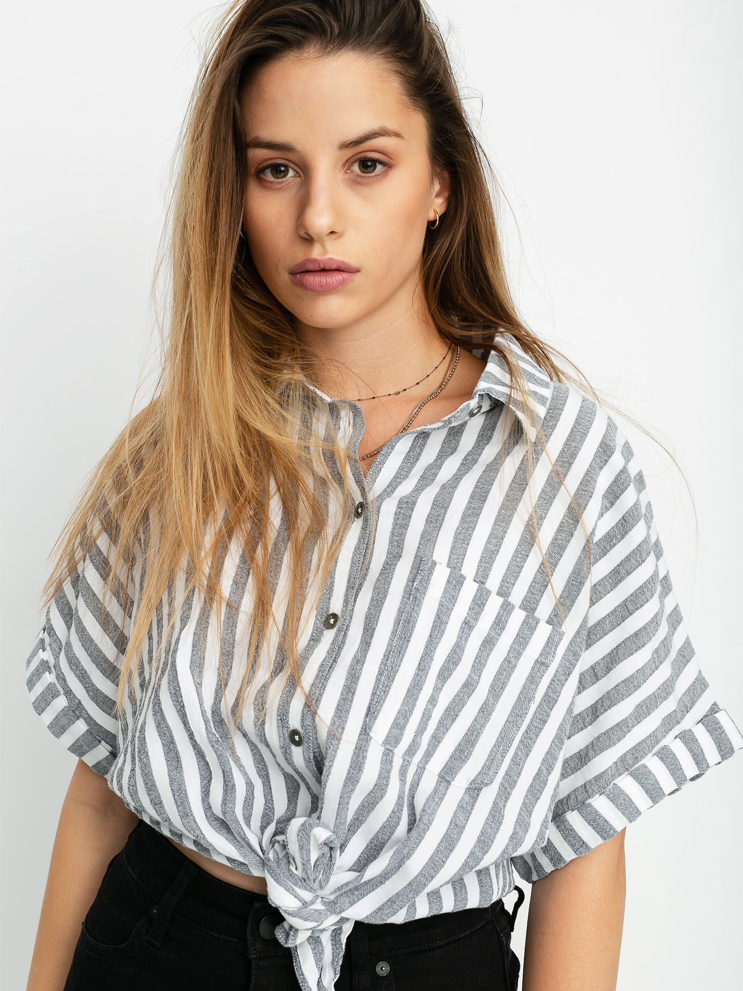 Koszula Roxy Full Time Dream Wmn (mood indigo lagos stripes)