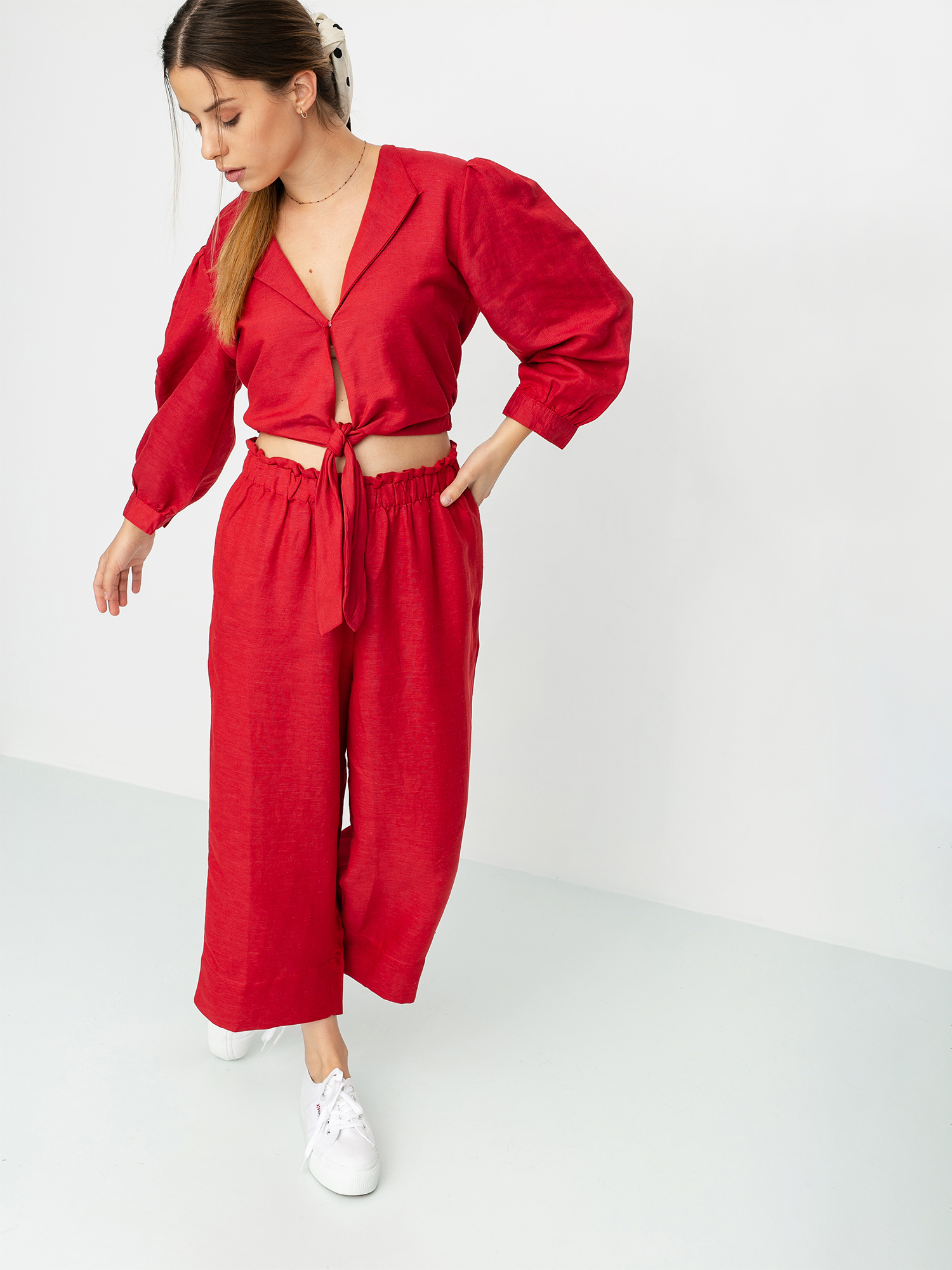 Koszula Brixton Eden Top Wmn (lava red)