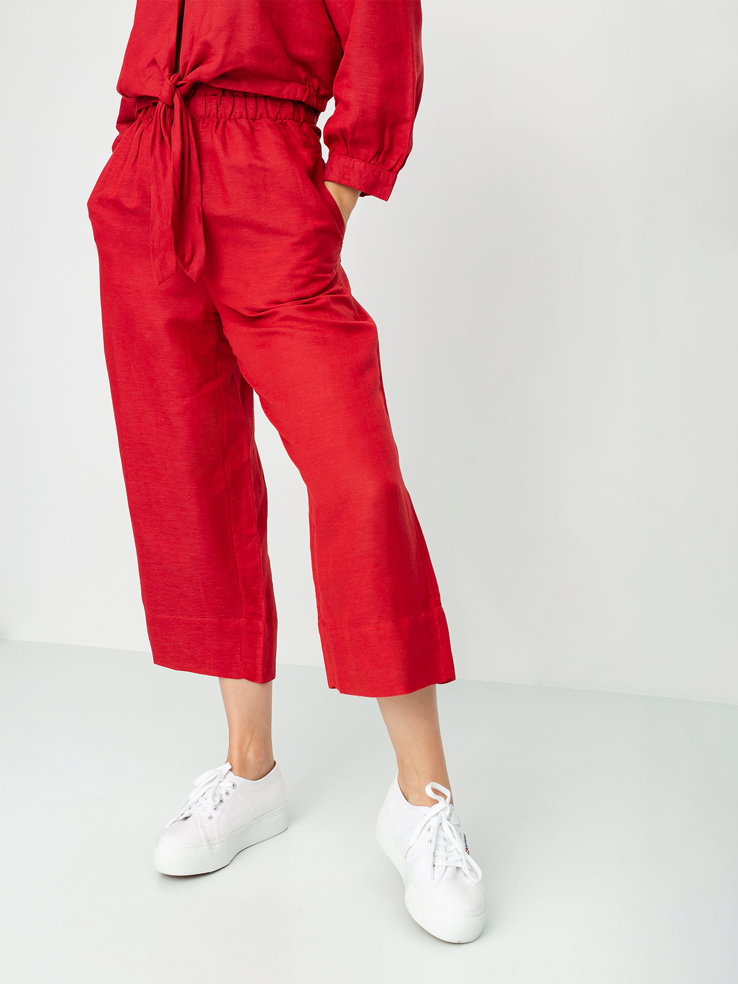 Spodnie Brixton Luna Wmn (lava red)