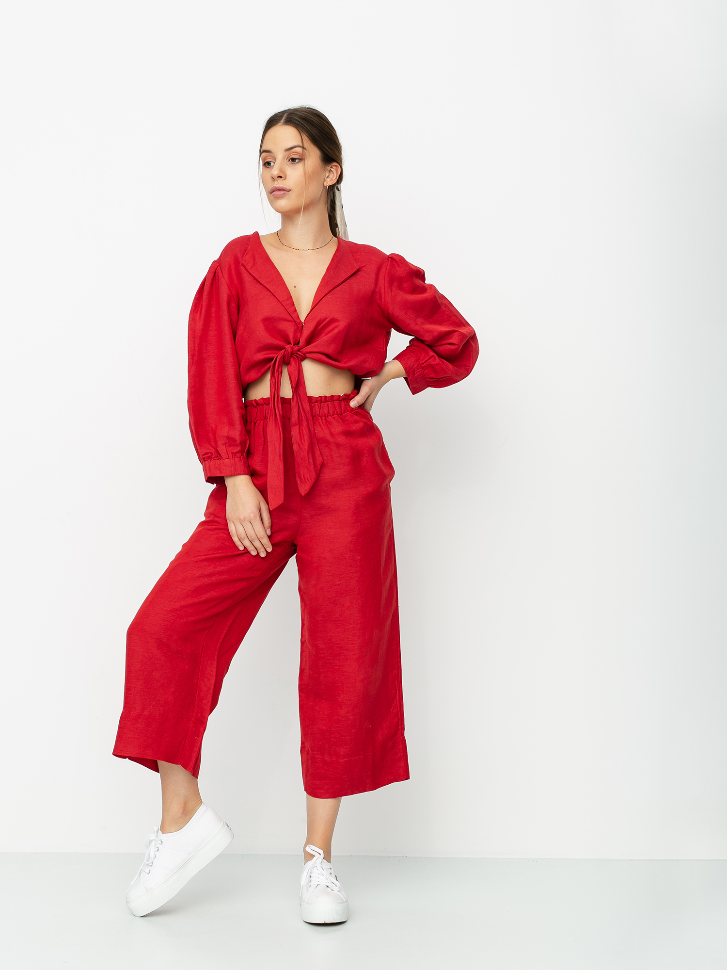 Spodnie Brixton Luna Wmn (lava red)