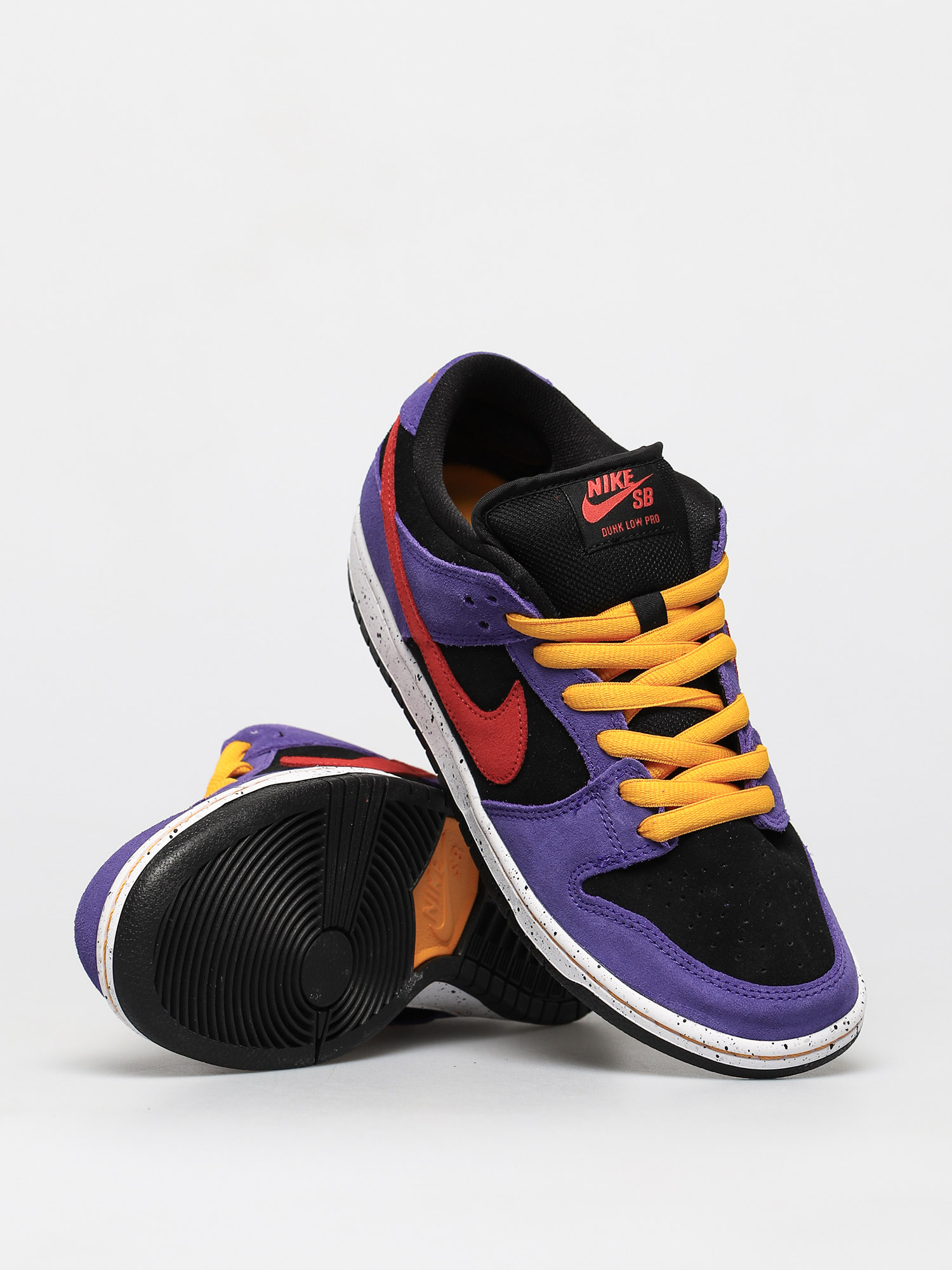Buty Nike SB Dunk Low Pro (black/sunburst varsity purple taxi ACG)