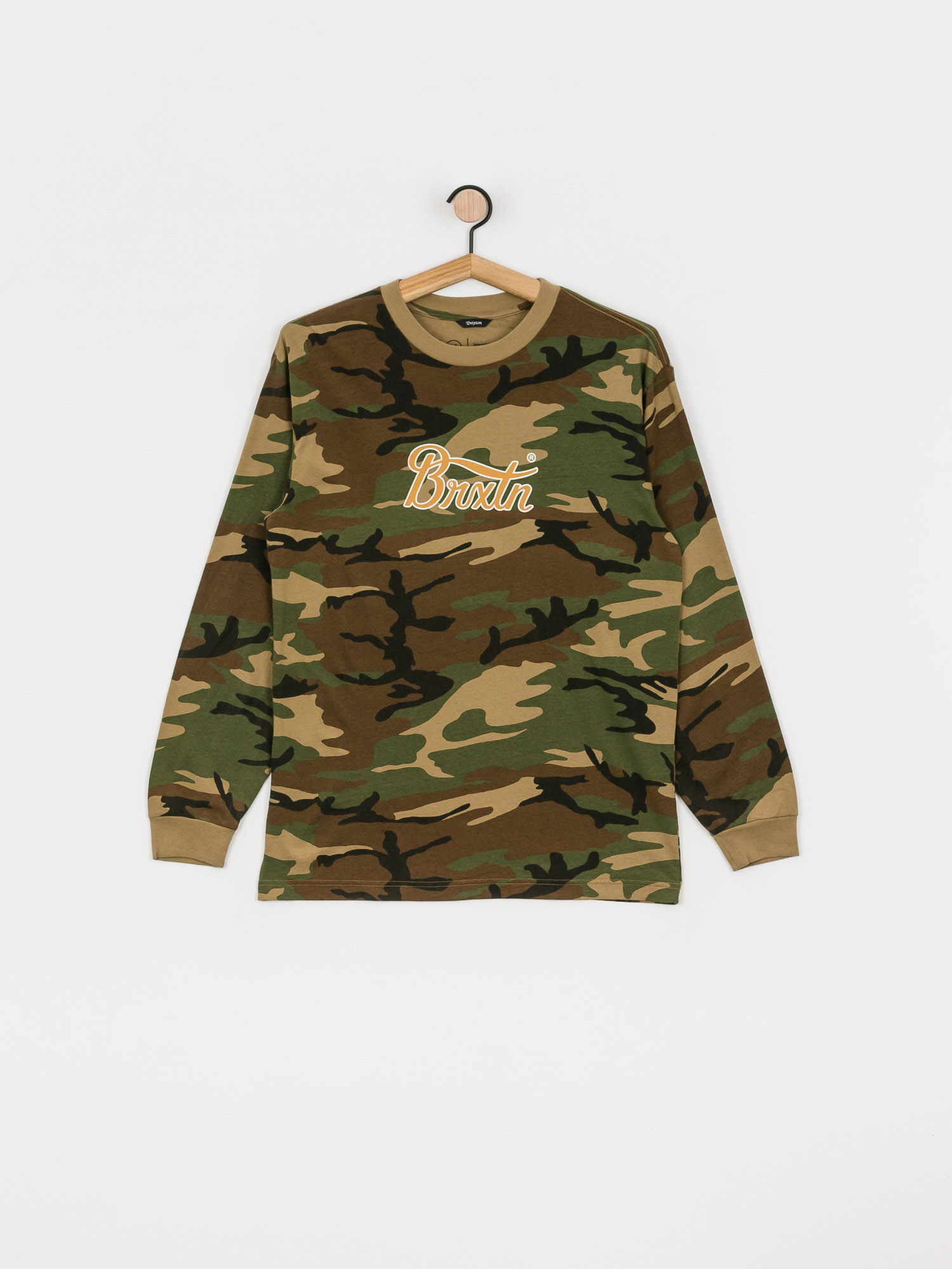 Longsleeve Brixton Stith VI Stt (woodland camo)