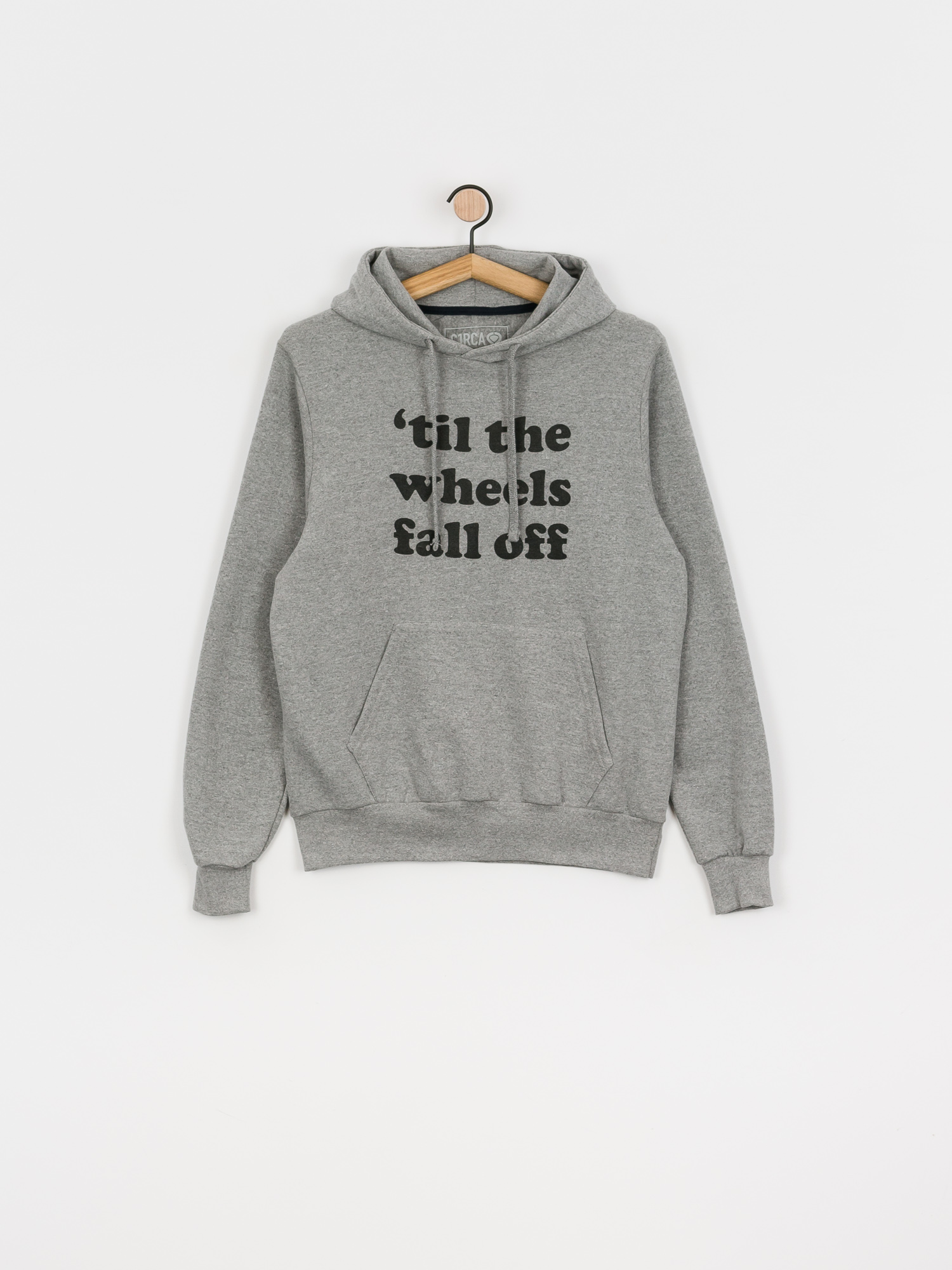 Bluza z kapturem Circa Wheels HD (athletic grey)
