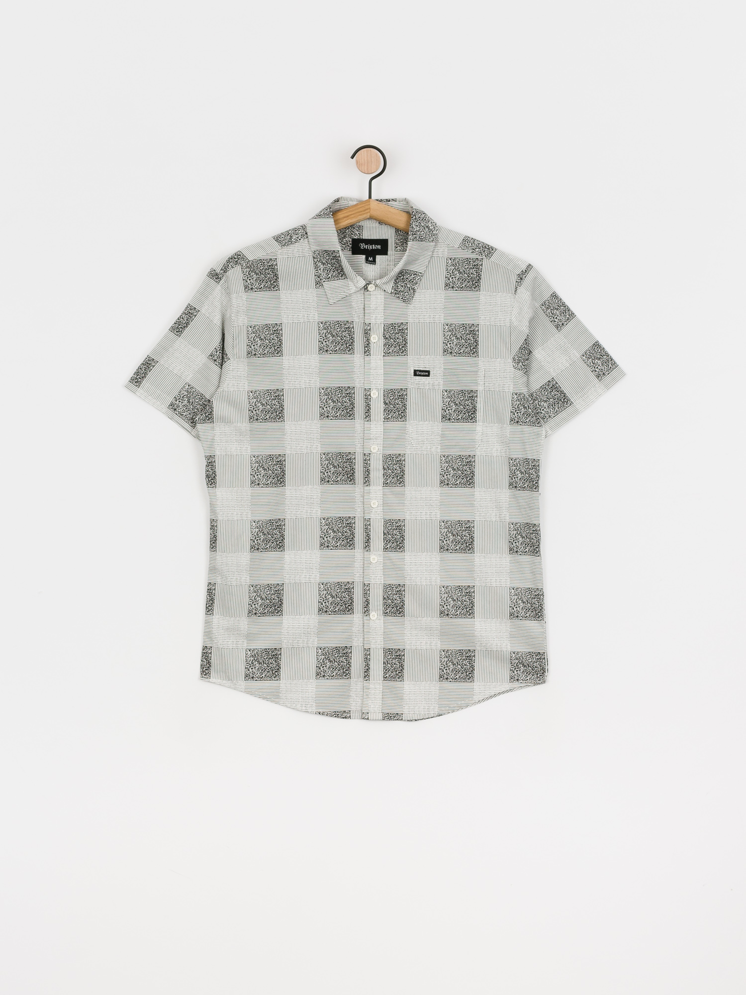Koszula Brixton Charter Plaid Wvn (whblk)