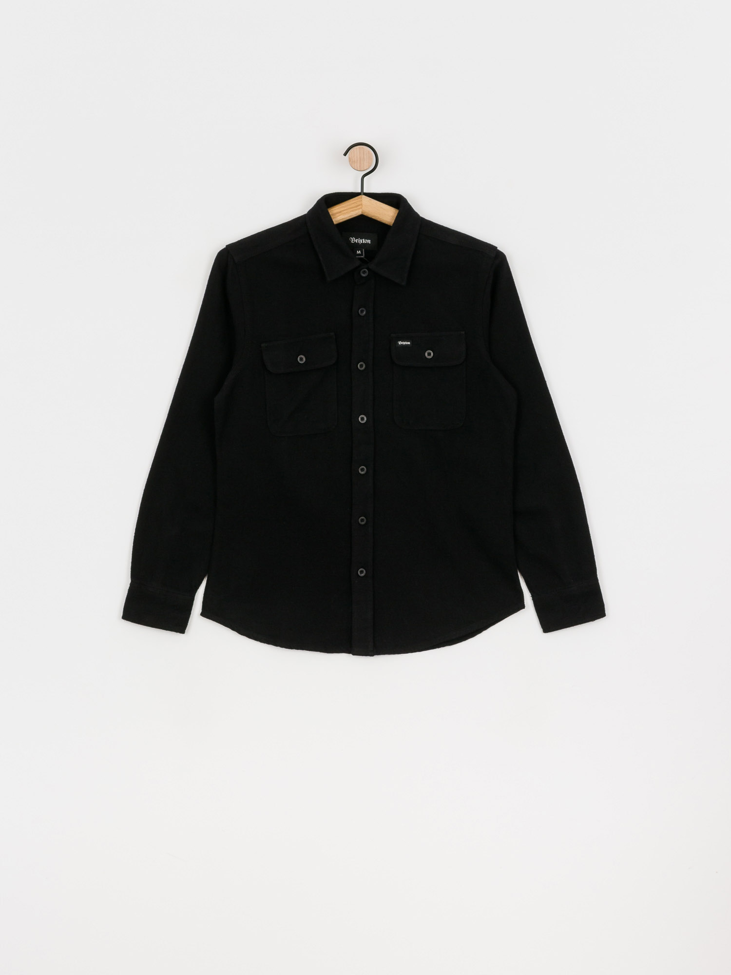 Koszula Brixton Bowery Solid Ls Flnl (black)