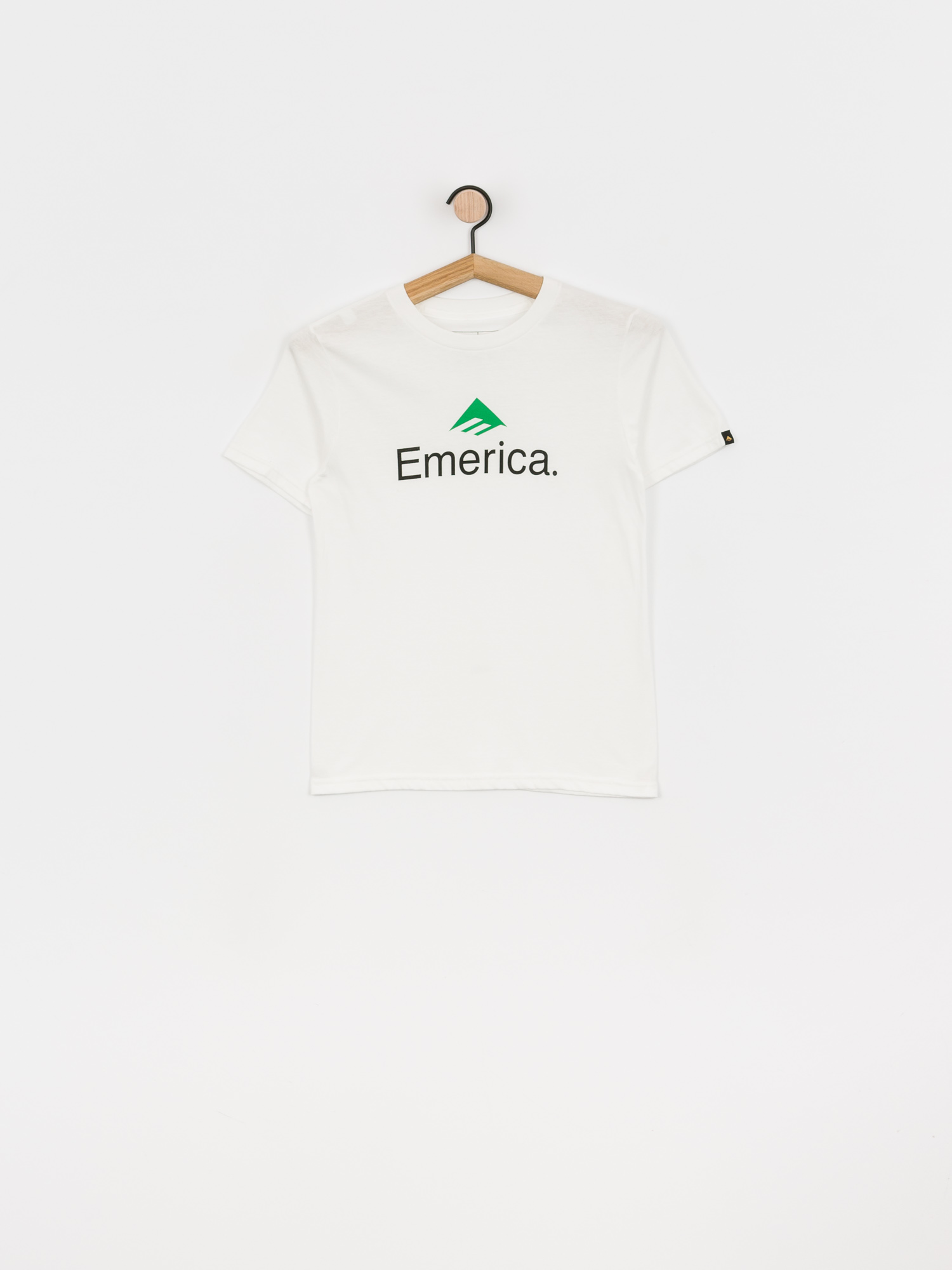 T-shirt Emerica Boys Skateboard Logo (white/green)