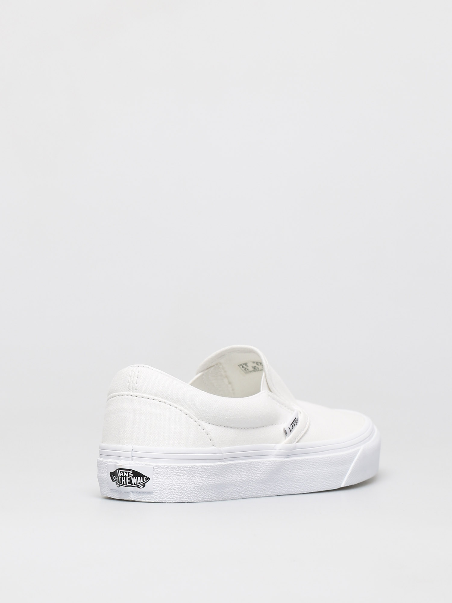 ★【VANS】 Classic Slip-On Leather Black True White★ Vans CLASSIC SLIP-ON - Sneakersy niskie/czarny - Zalando.pl