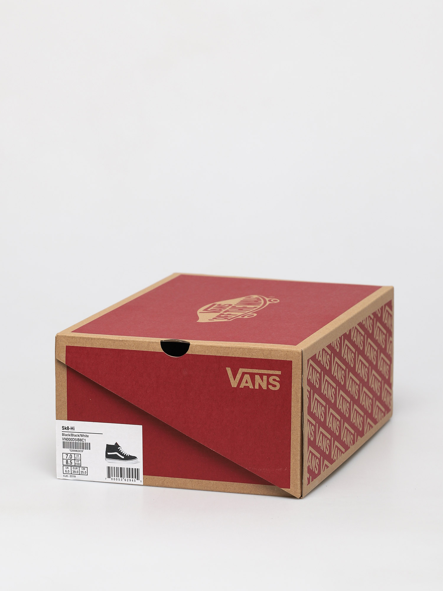 Buty Vans Sk8 Hi (black/black/white)