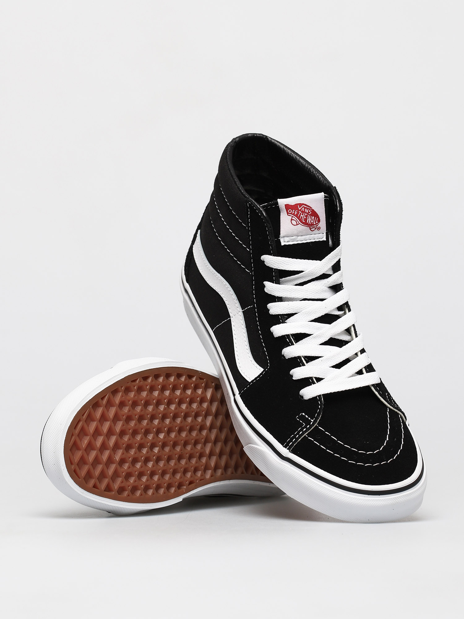 Buty Vans Sk8 Hi (black/black/white)