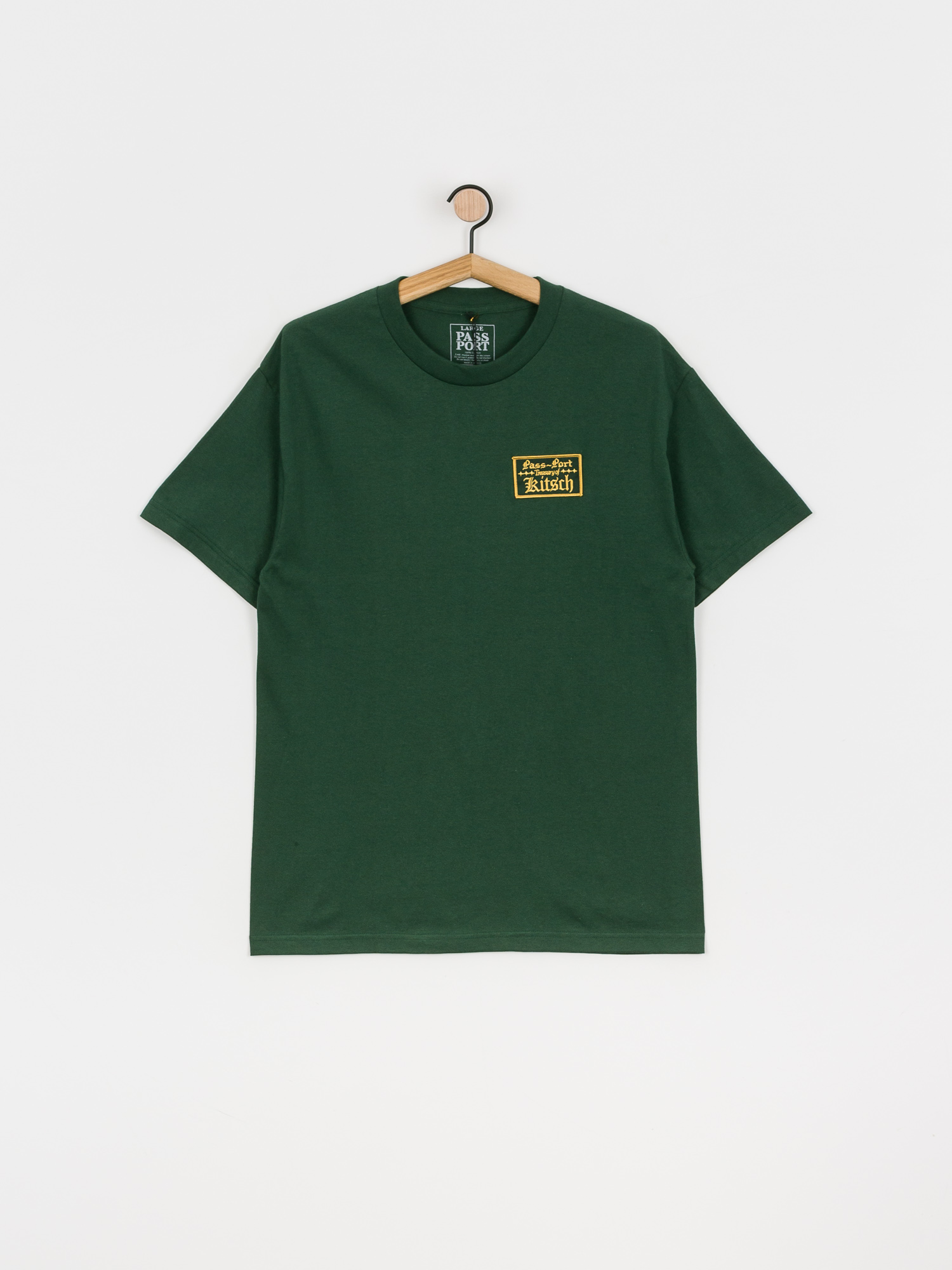 T-shirt Pass Port Treasury Patch (forest green)