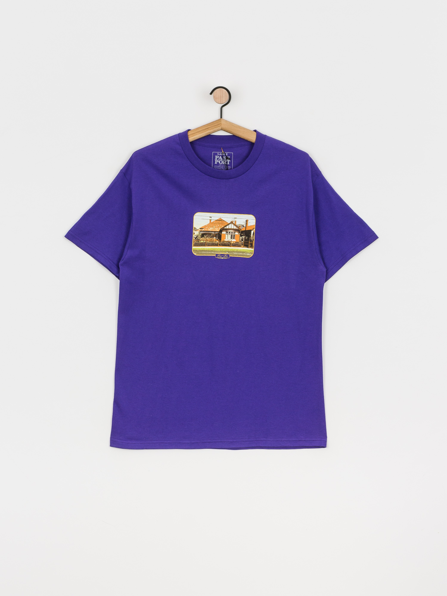 T-shirt Pass Port Home (purple)