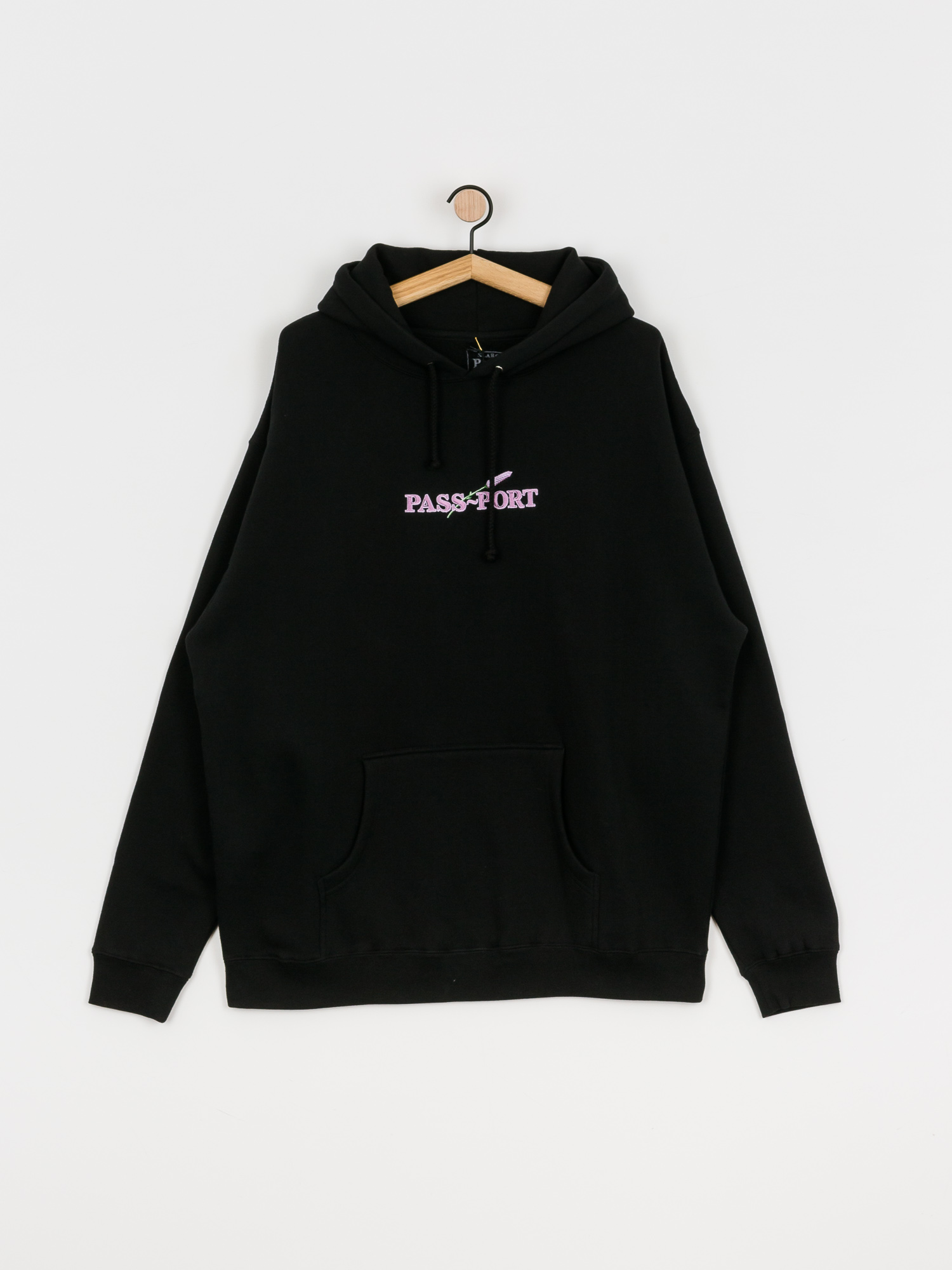 Bluza z kapturem Pass Port Lavender HD (black)