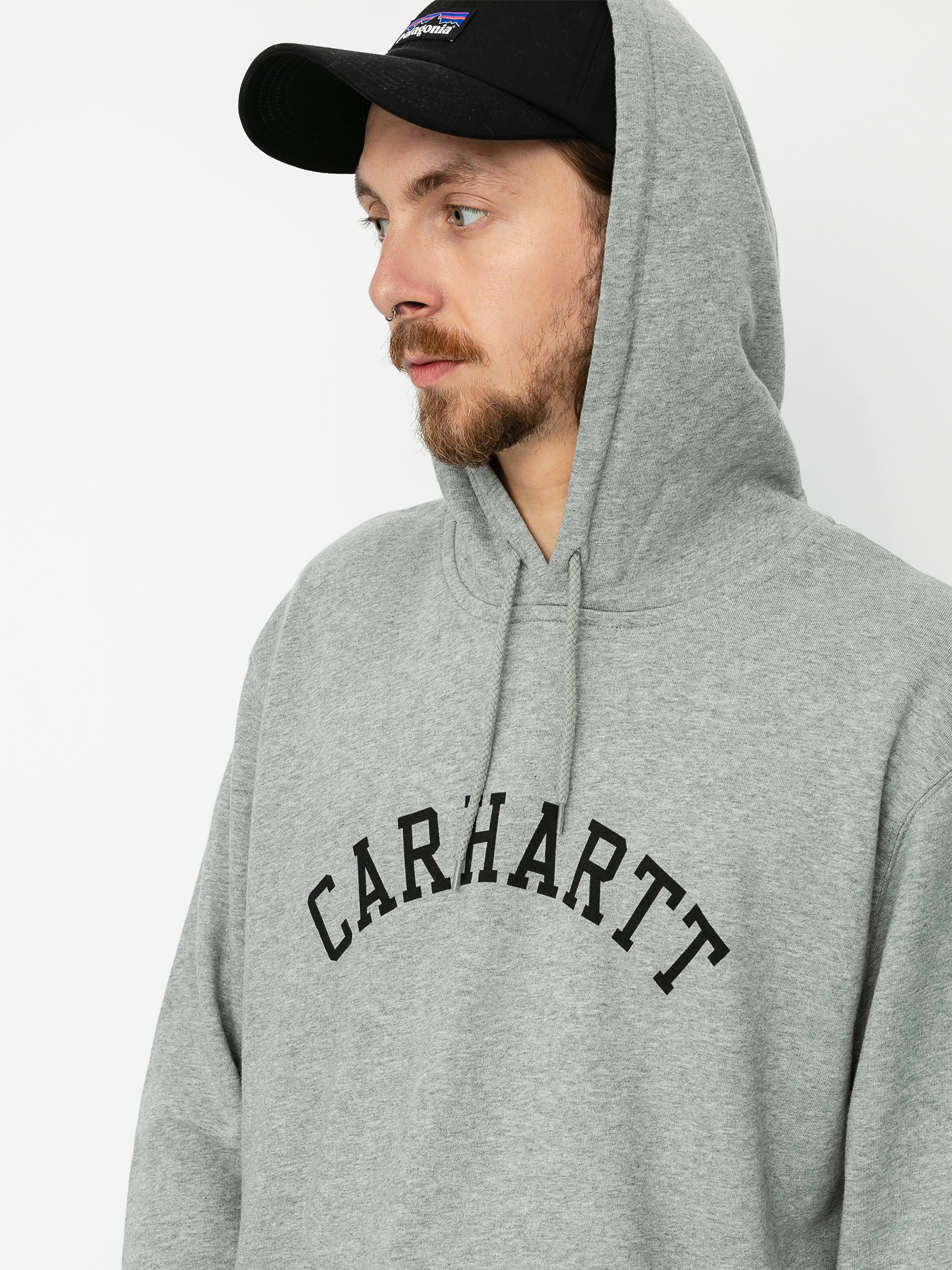 Bluza z kapturem Carhartt WIP University HD (grey heather/black)