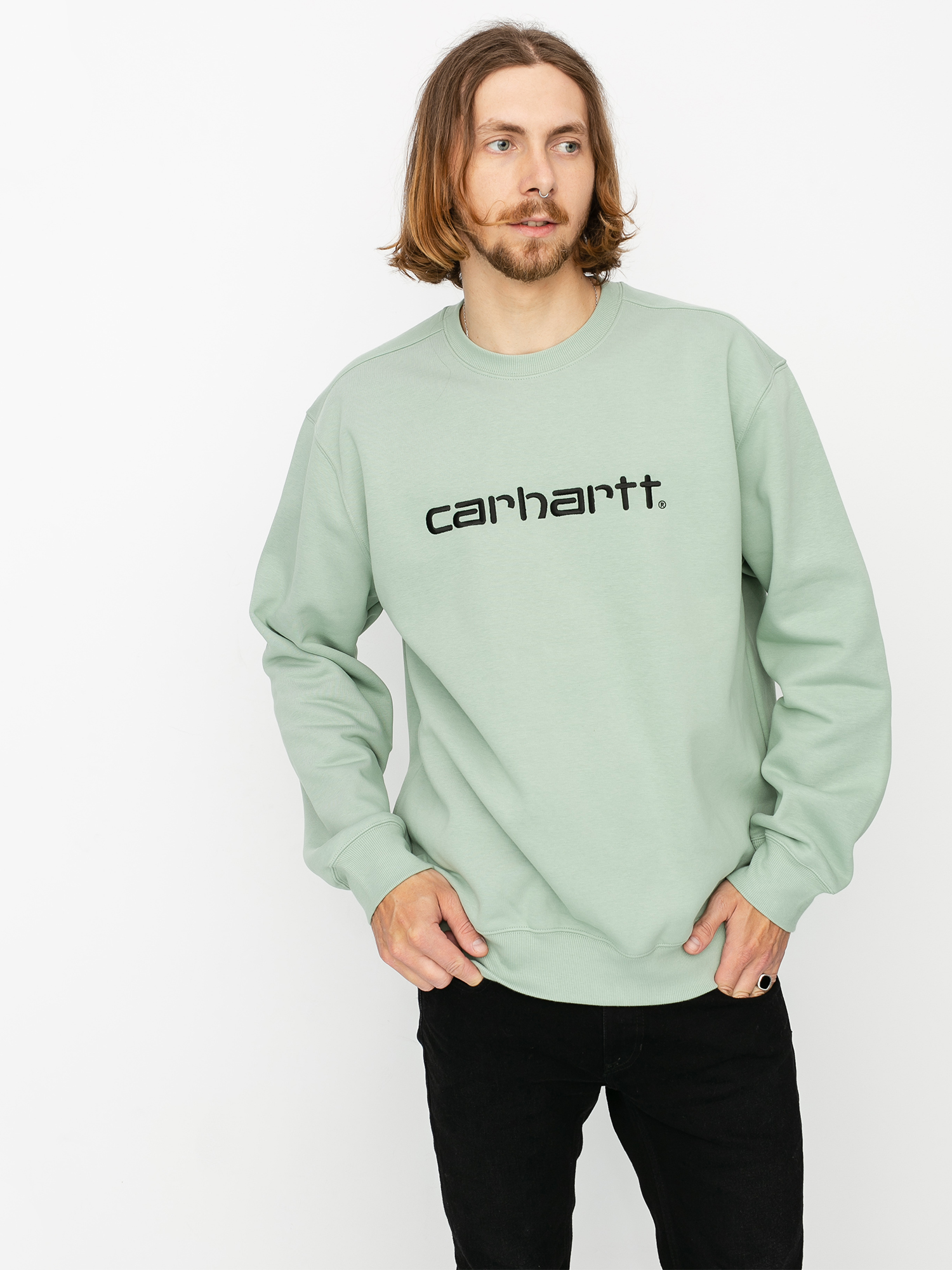 Bluza Carhartt WIP Carhartt (frosted green/black)