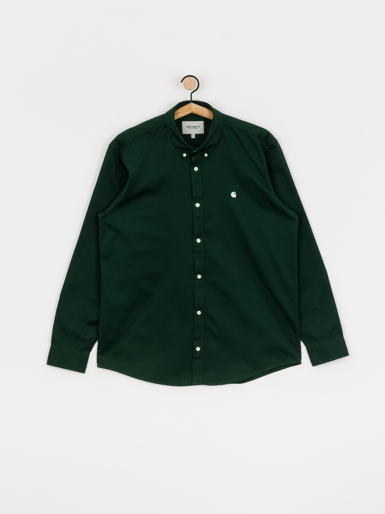 Koszula Carhartt WIP Madison (bottle green/wax)