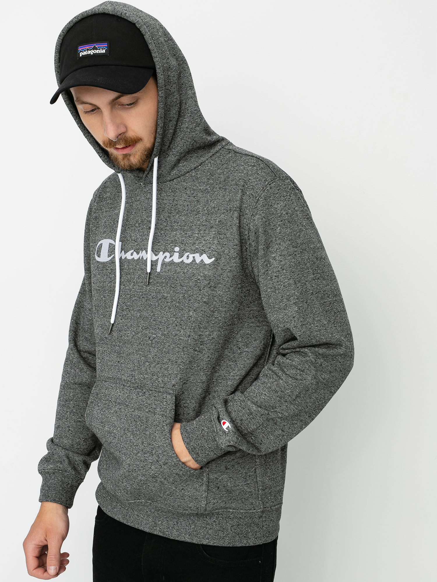 Bluza z kapturem Champion Legacy Sweatshirt HD 214138 (dgrmm)