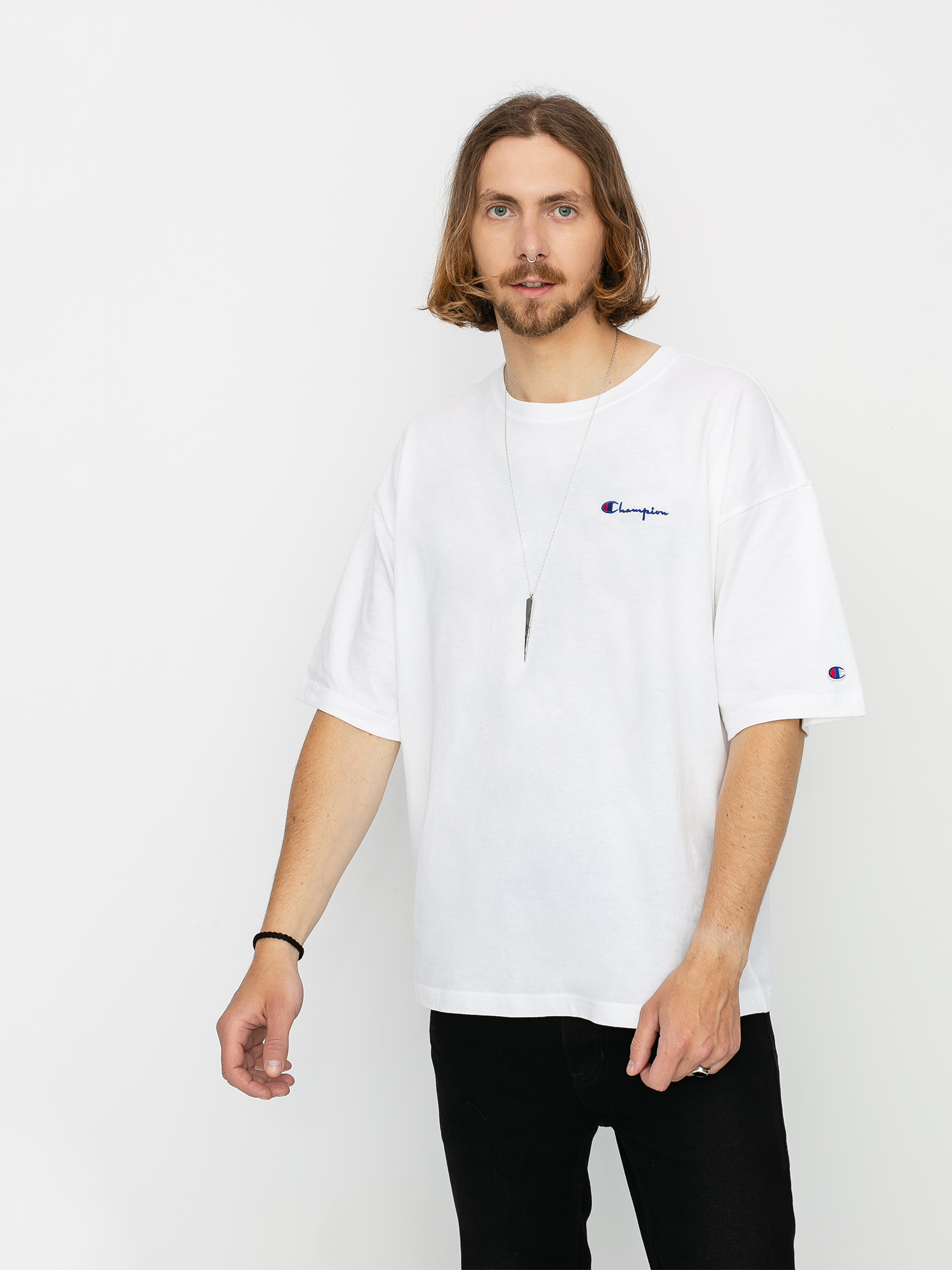 T-shirt Champion Crewneck 214282 (wht)