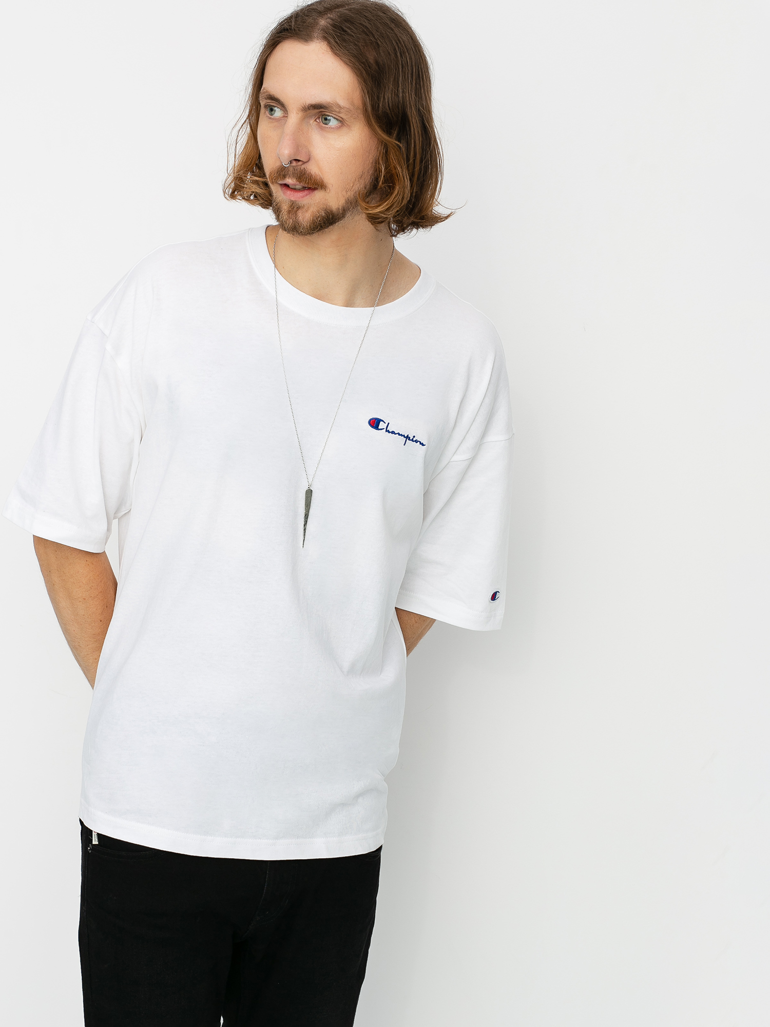 T-shirt Champion Crewneck 214282 (wht)