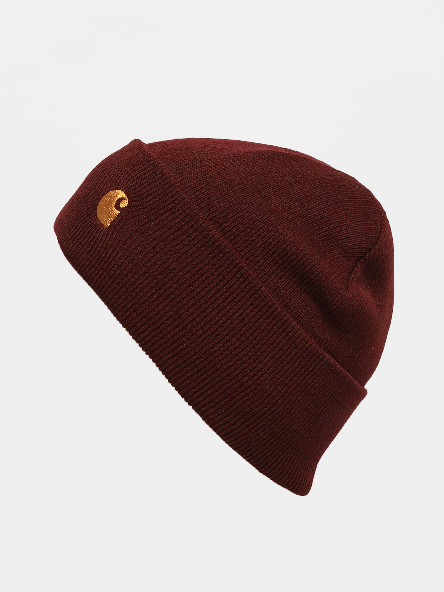 Czapka zimowa Carhartt WIP Chase (bordeaux/gold)