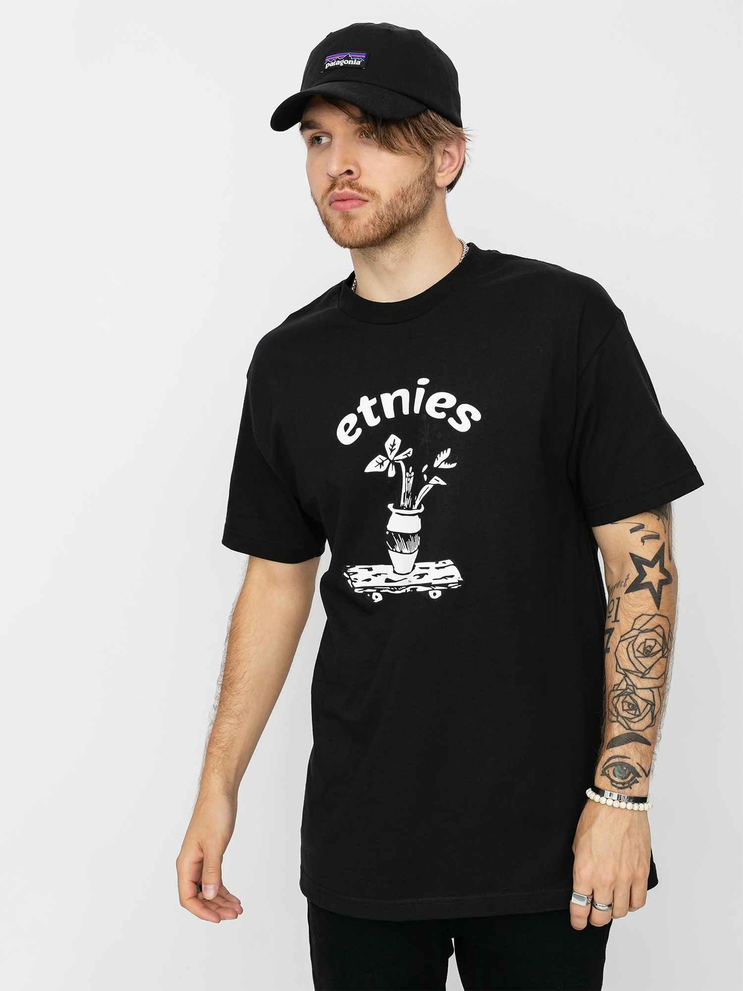 T-shirt Etnies Flowerpot (black)