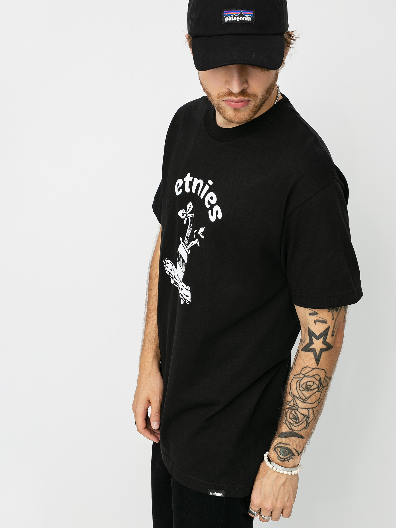 T-shirt Etnies Flowerpot (black)