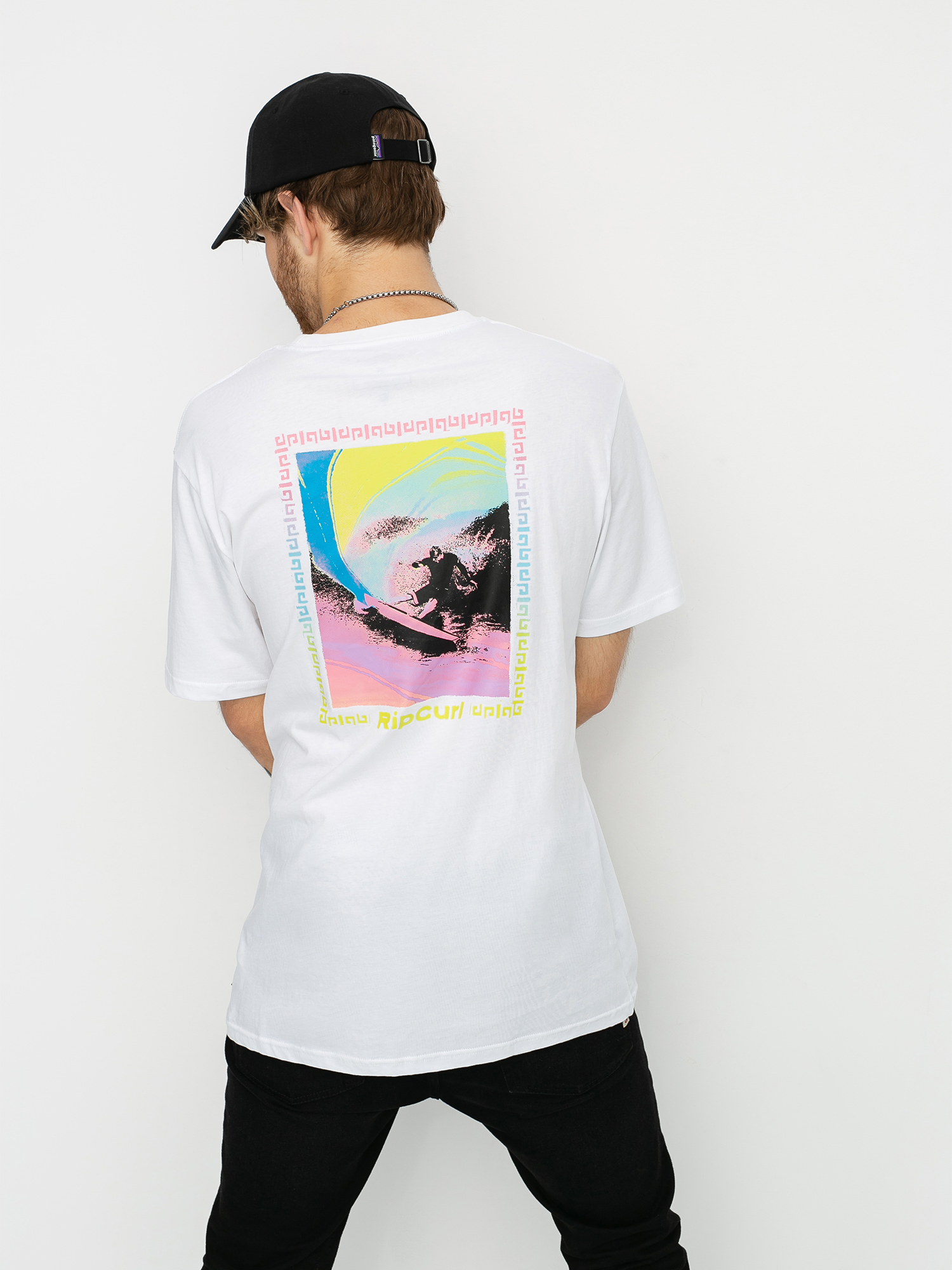 T-shirt Rip Curl Og Glitch (white)