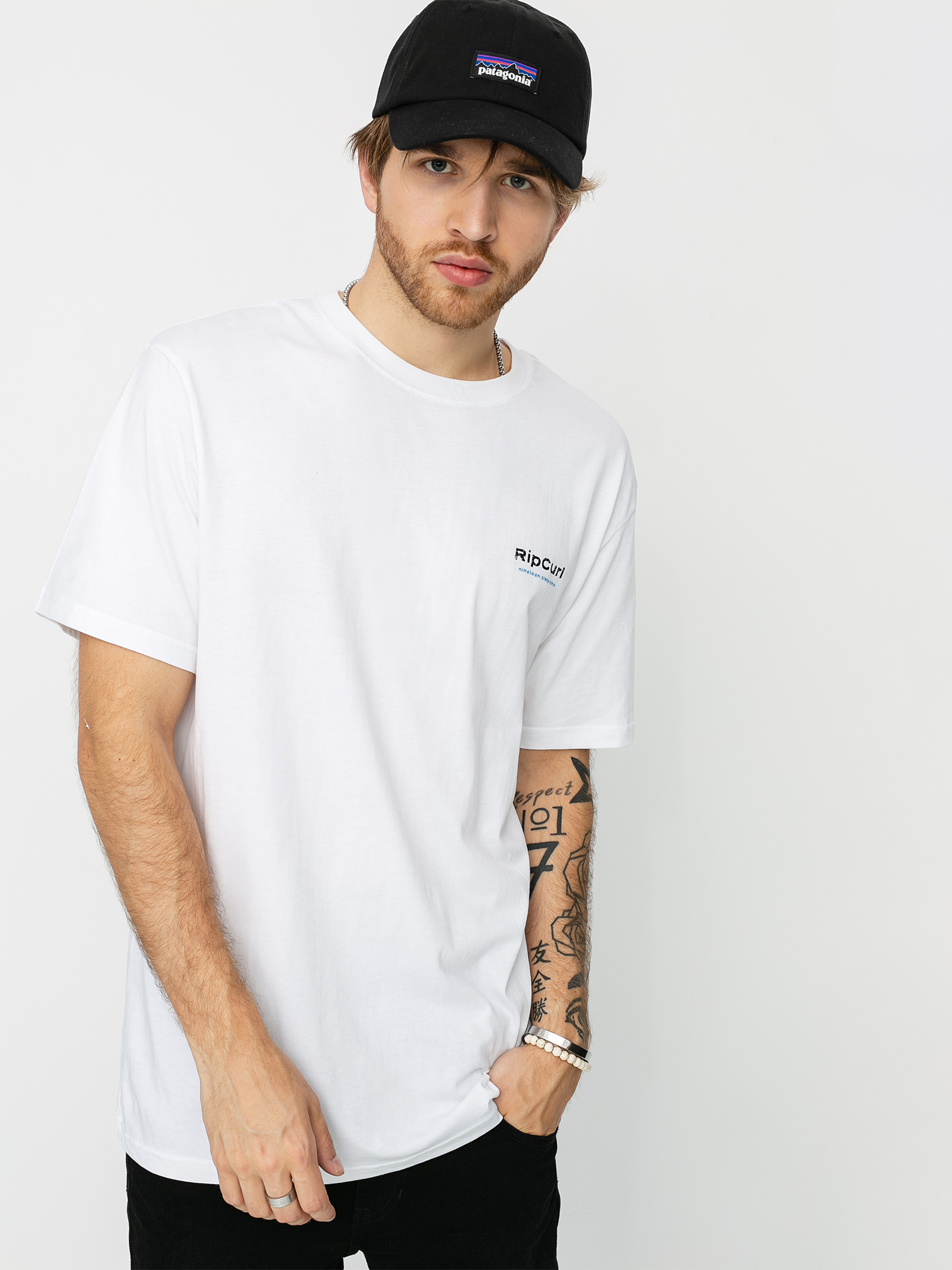 T-shirt Rip Curl Og Glitch (white)