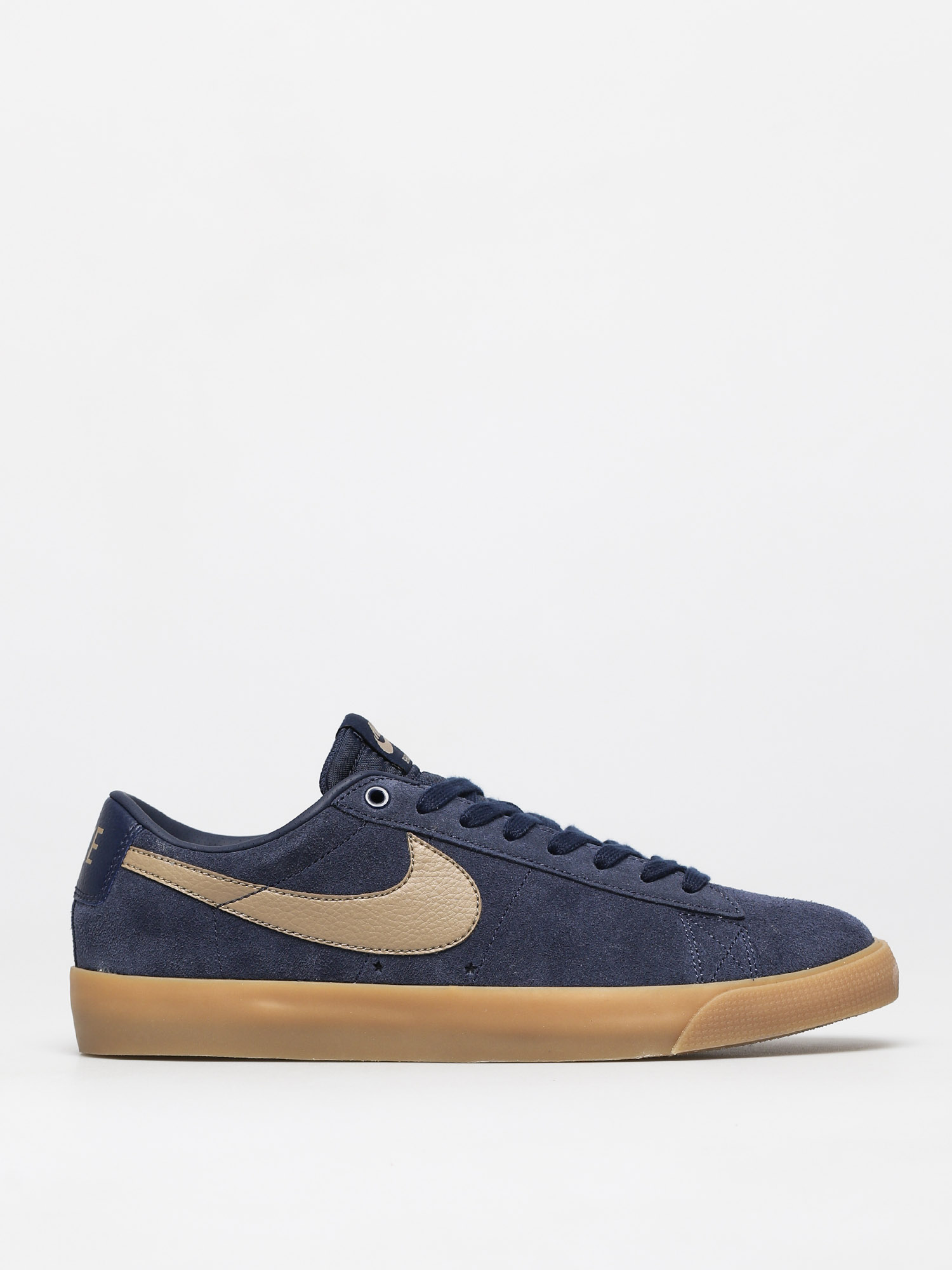 Buty Nike SB Blazer Low Gt (midnight navy/khaki gum light brown)