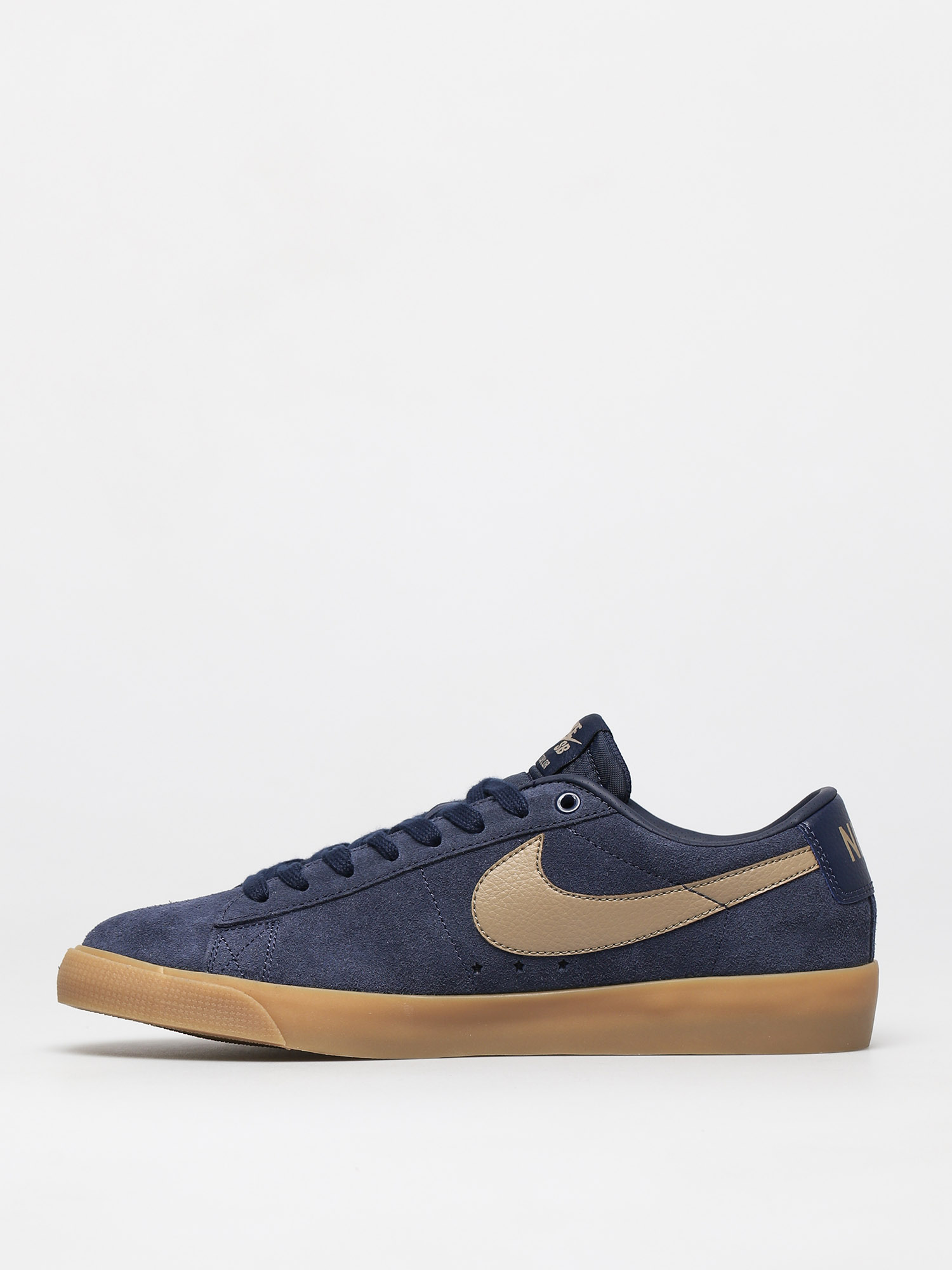 Buty Nike SB Blazer Low Gt (midnight navy/khaki gum light brown)