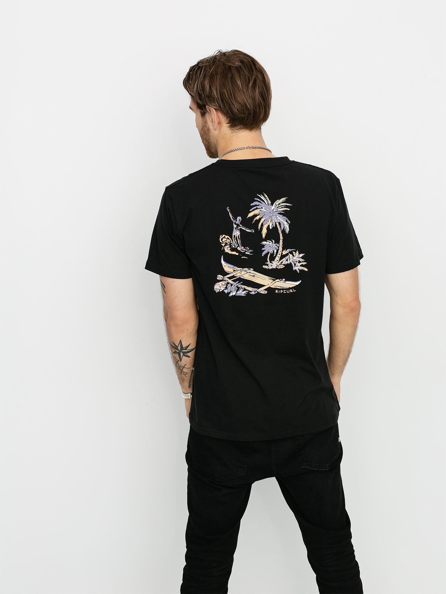 T-shirt Rip Curl Hawaiian Trip (black)