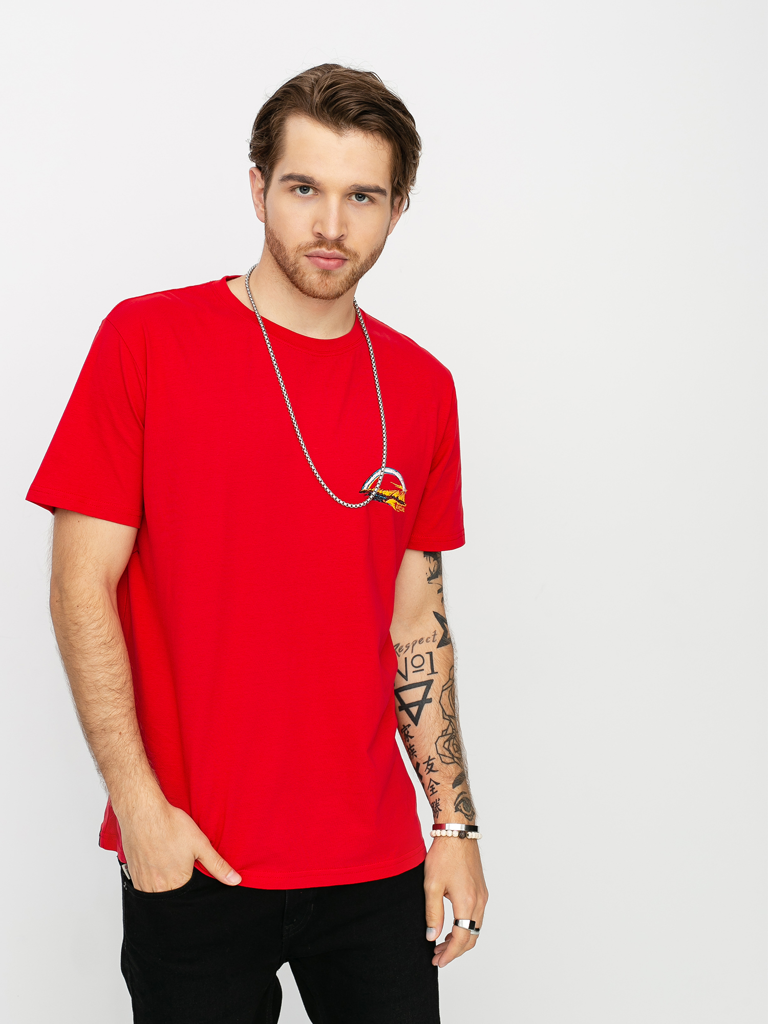 T-shirt Rip Curl Hawaiian Trip (bright red)