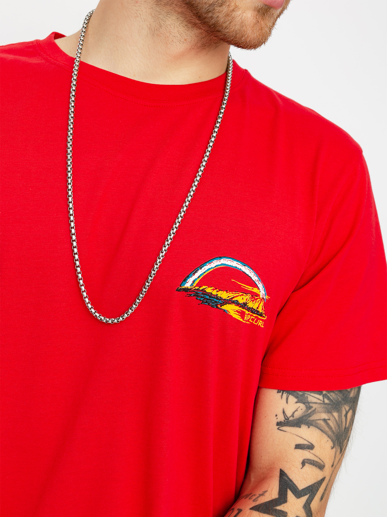 T-shirt Rip Curl Hawaiian Trip (bright red)